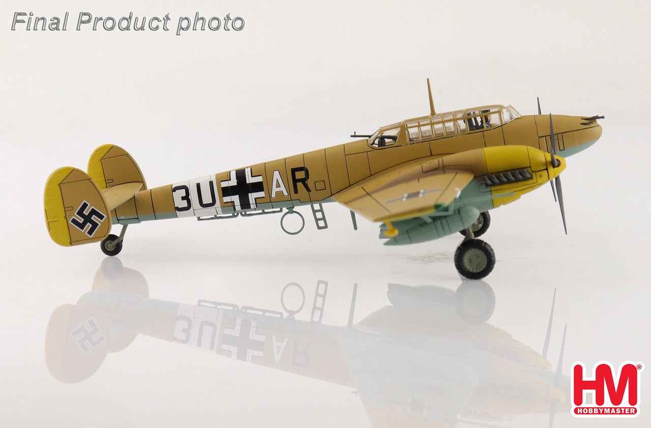 【予約商品】BF110E-2 ドイツ空軍 3U+AR 7./ZG 26 イタリア戦線 1941年 1/72 (HM20250523) [HA1817]