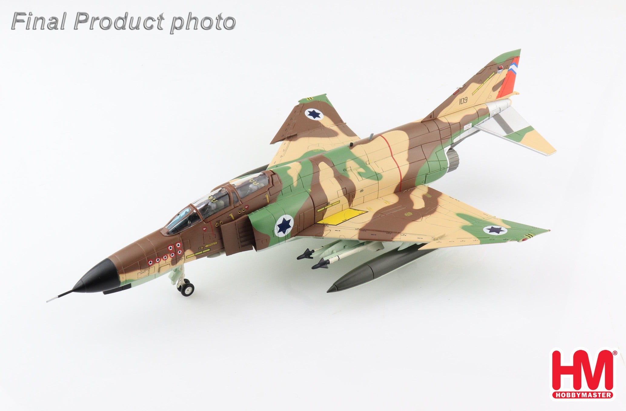 F-4E Israeli Air Force 201st Squadron 1974 Hazor Air Base #109 1/72 [HA19039]