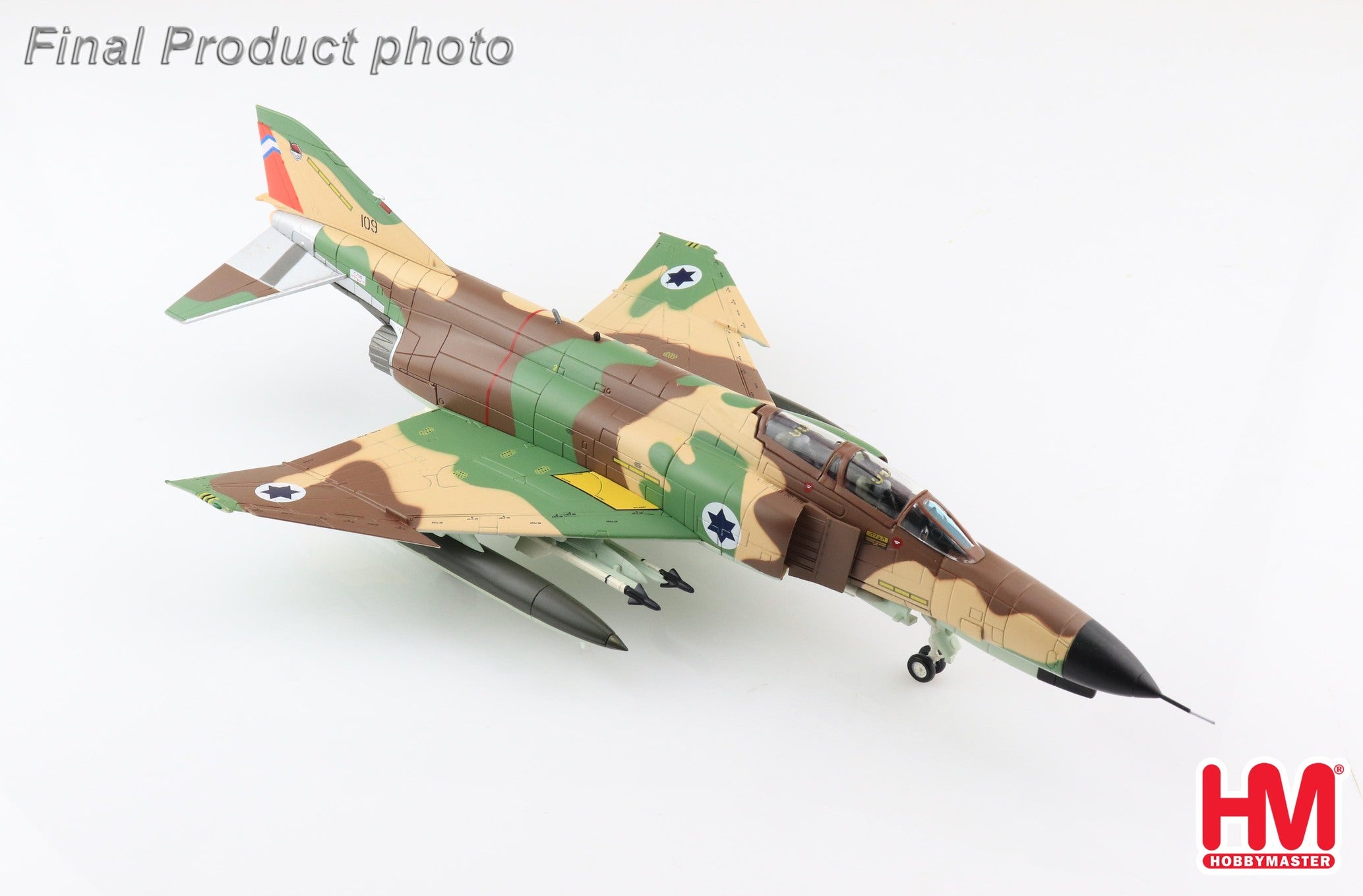 F-4E Israeli Air Force 201st Squadron 1974 Hazor Air Base #109 1/72 [HA19039]