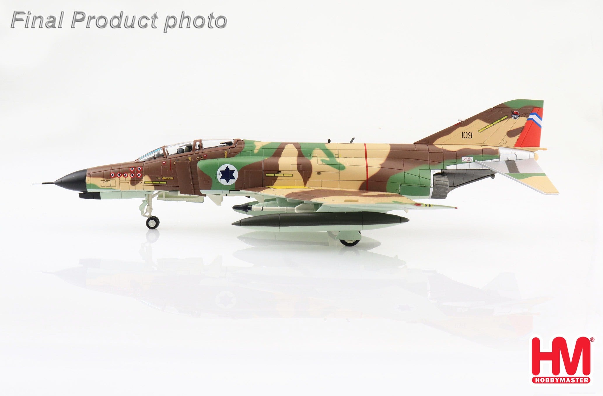 F-4E Israeli Air Force 201st Squadron 1974 Hazor Air Base #109 1/72 [HA19039]