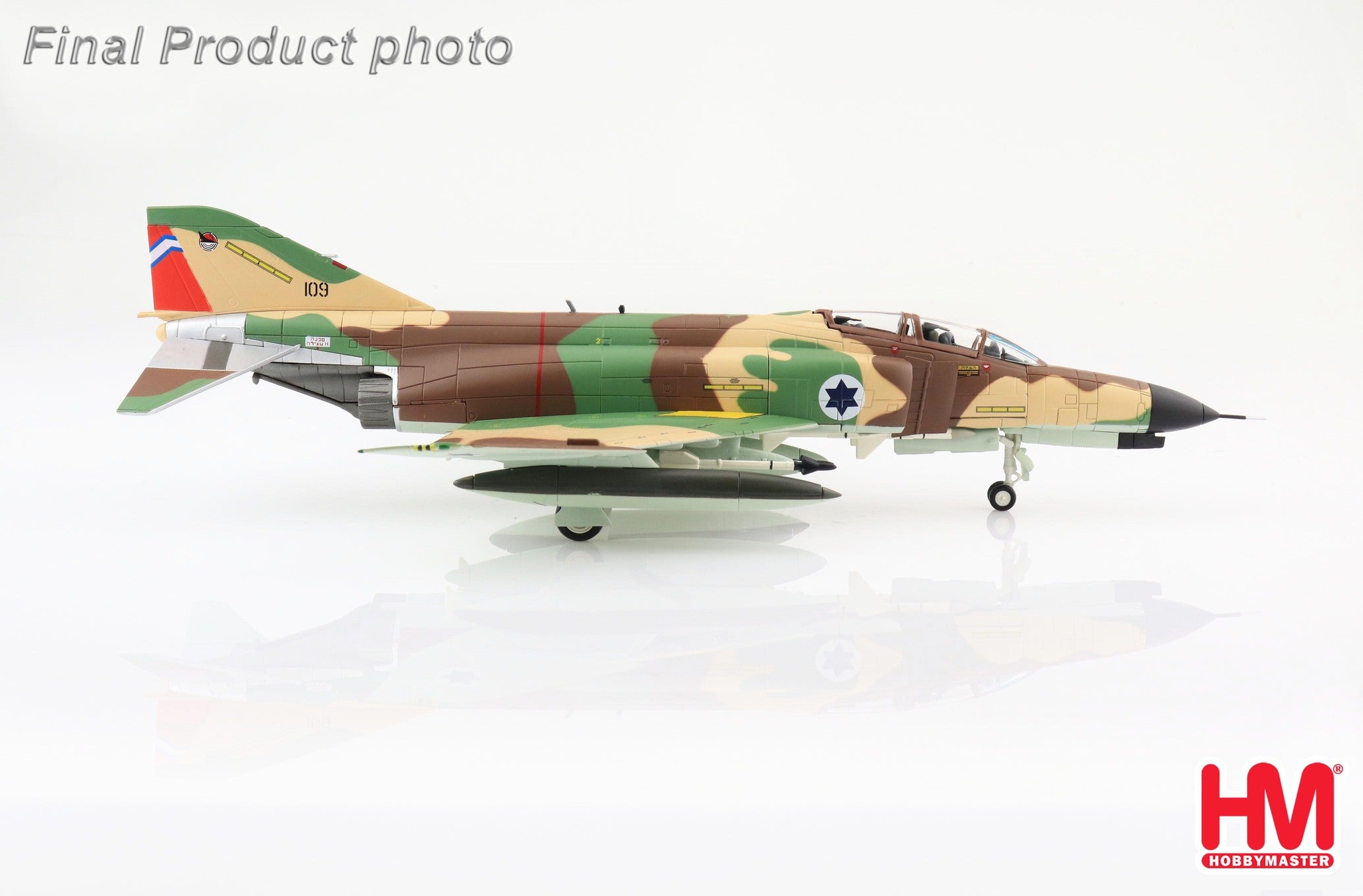 F-4E Israeli Air Force 201st Squadron 1974 Hazor Air Base #109 1/72 [HA19039]