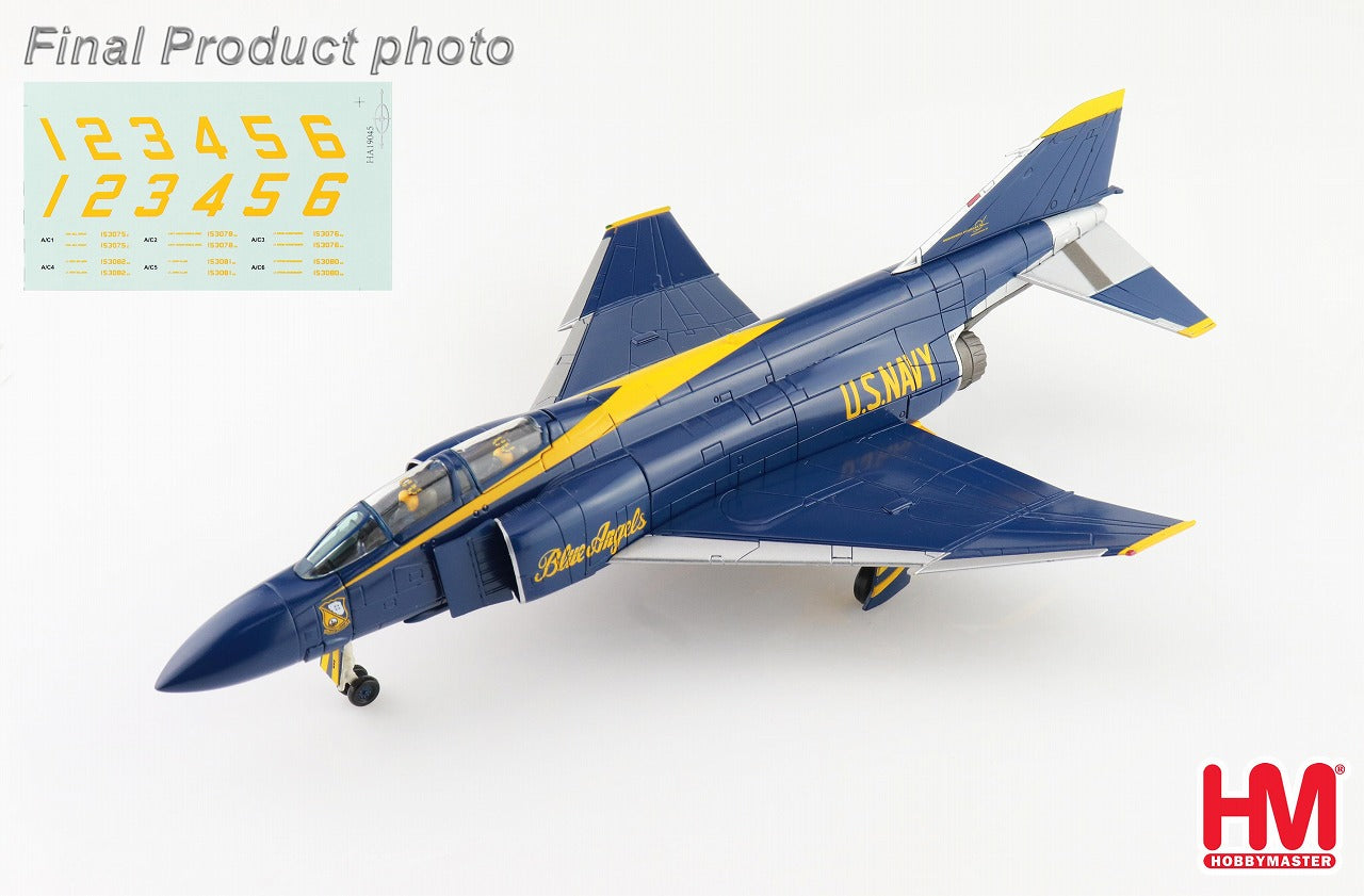 F-4J US Navy Display Team "Blue Angels" (numbered decals included) 1969 1/72 [HA19045]