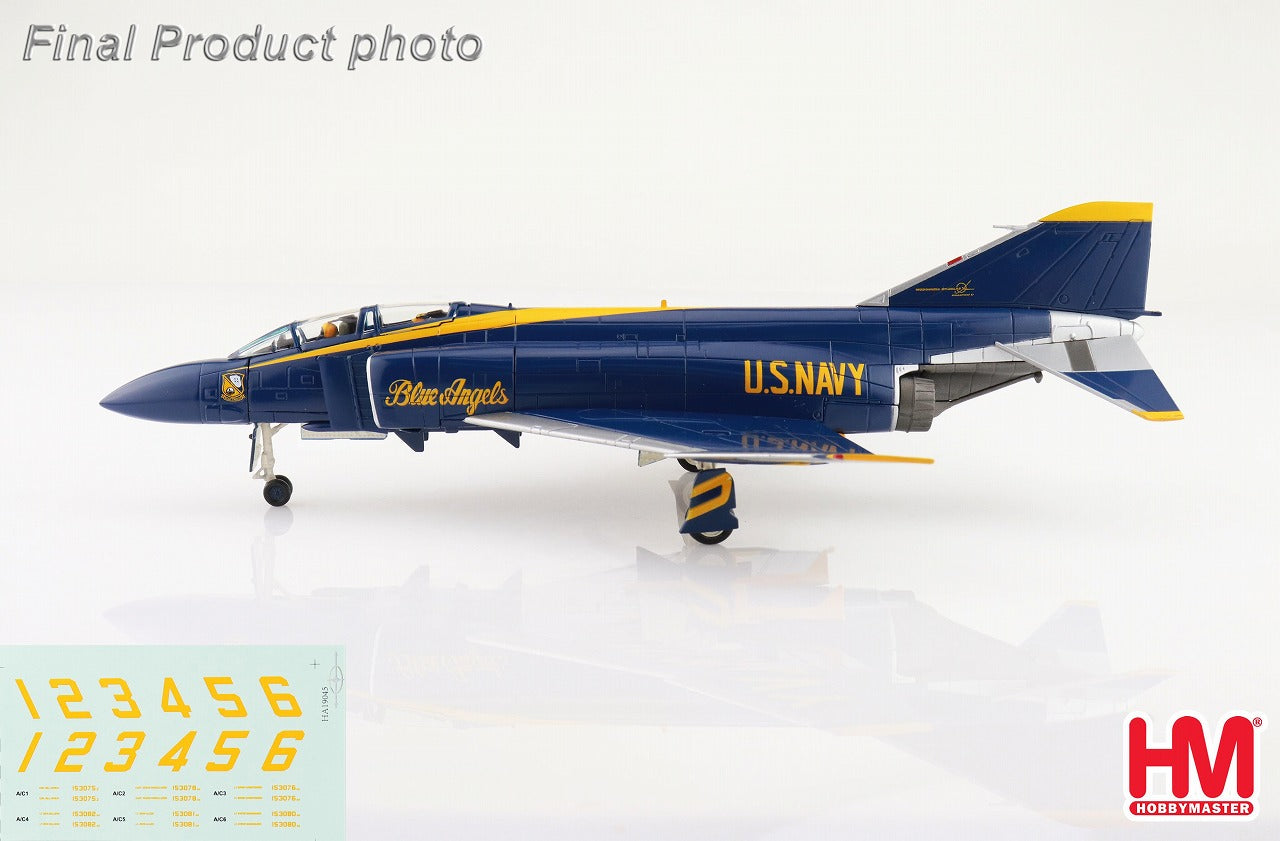 F-4J US Navy Display Team "Blue Angels" (numbered decals included) 1969 1/72 [HA19045]