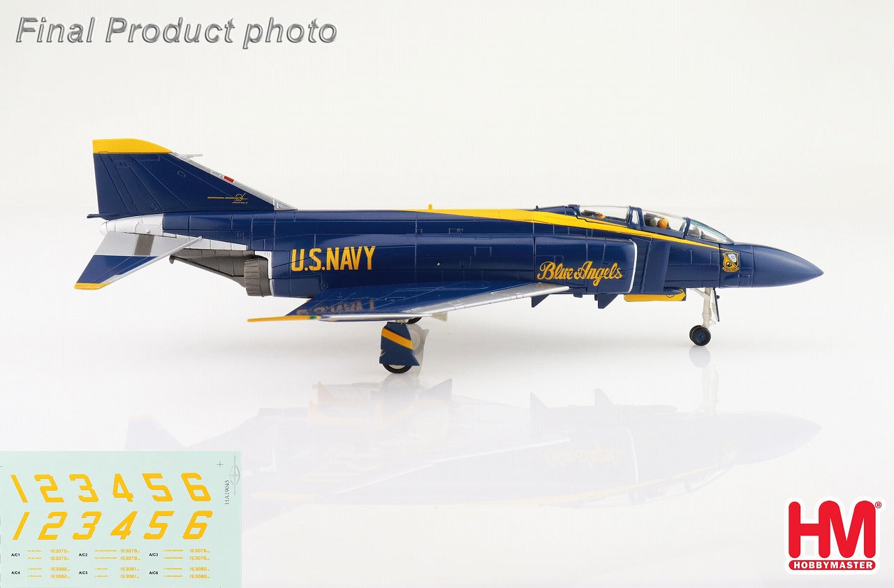 F-4J US Navy Display Team "Blue Angels" (numbered decals included) 1969 1/72 [HA19045]