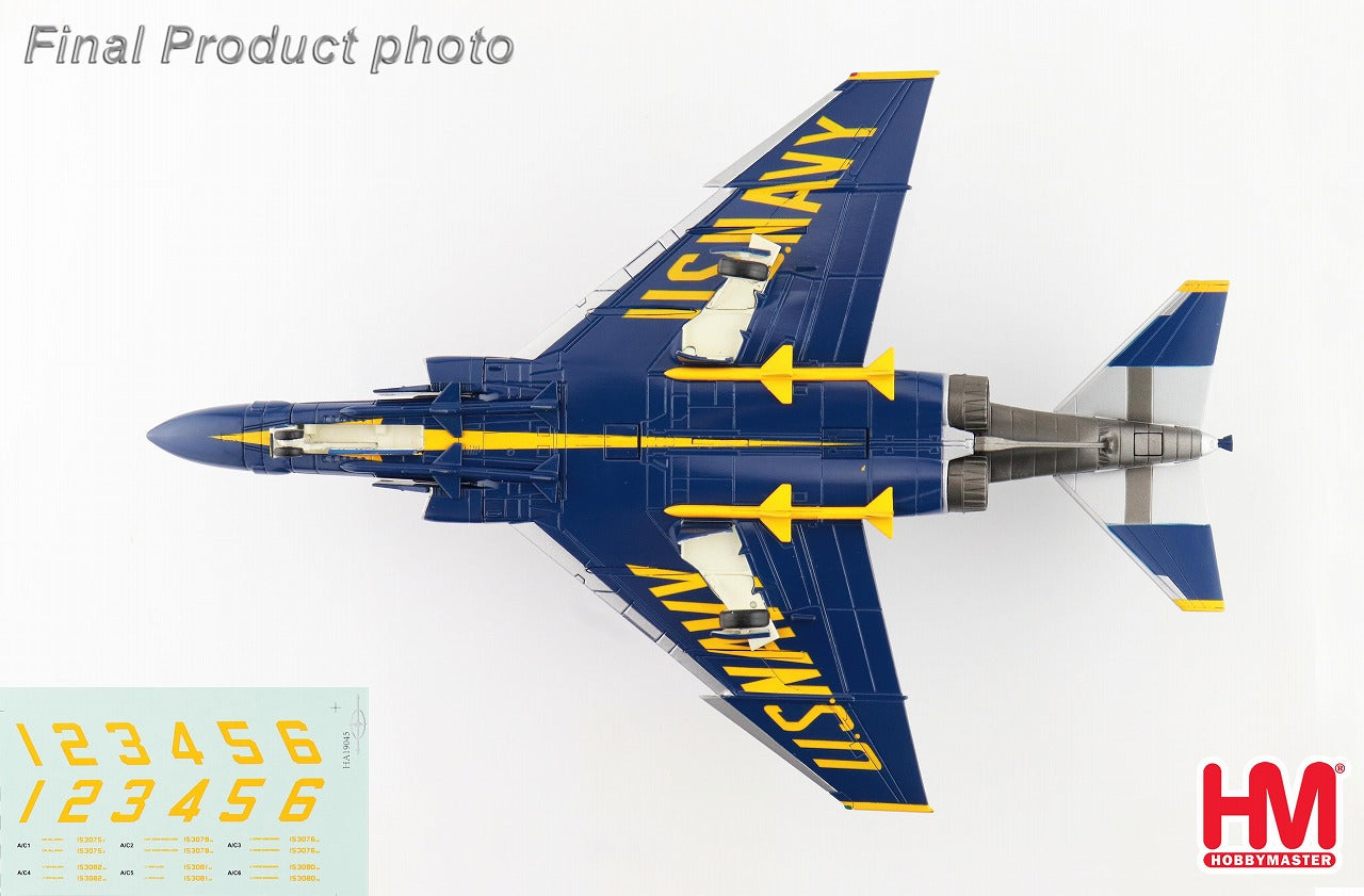 F-4J US Navy Display Team "Blue Angels" (numbered decals included) 1969 1/72 [HA19045]