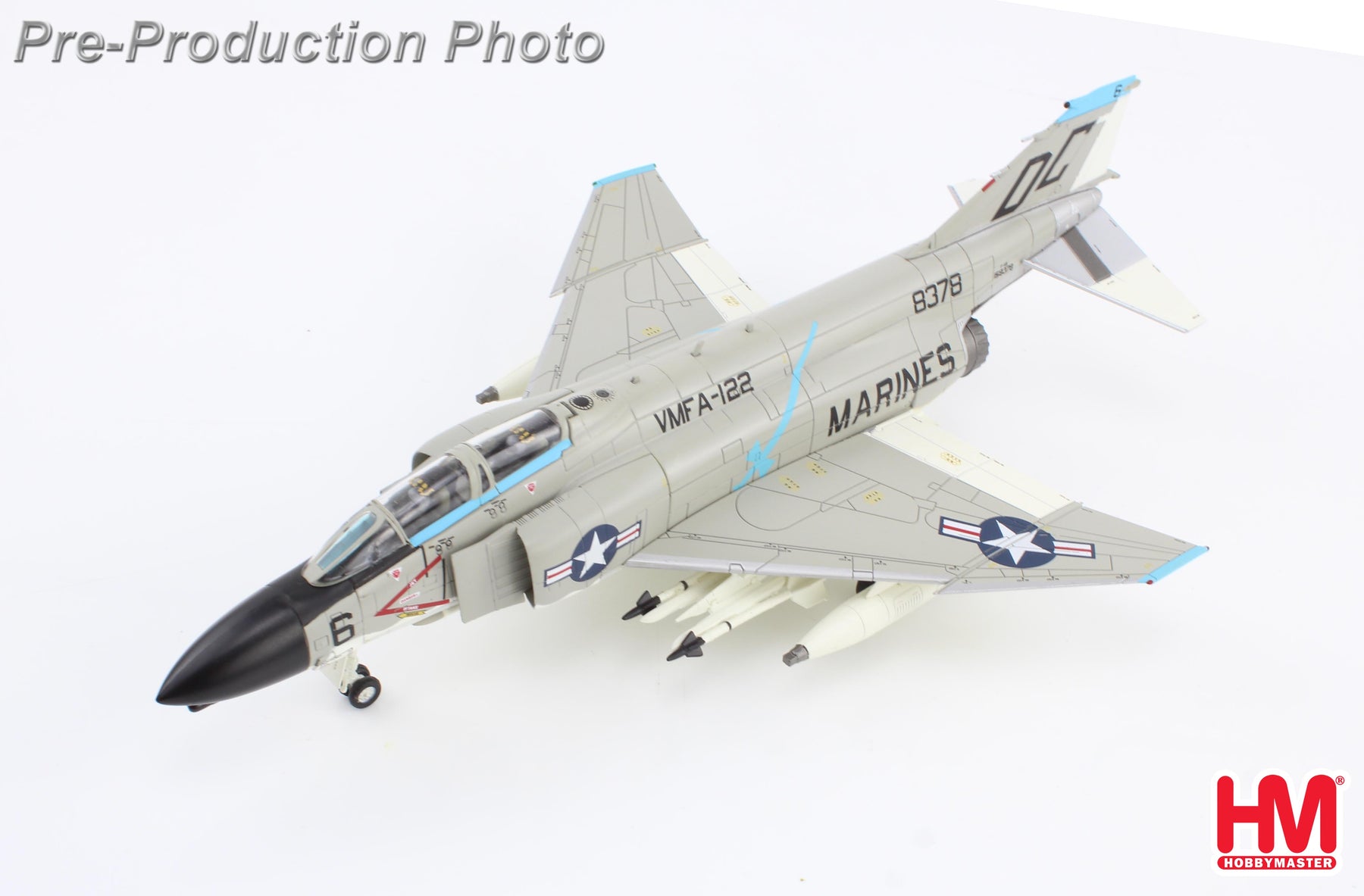 F-4B ファントムII アメリカ海兵隊 VMFA-122w/SUU-23 ガンポッド 1/72 [HA19049](20231231WE)