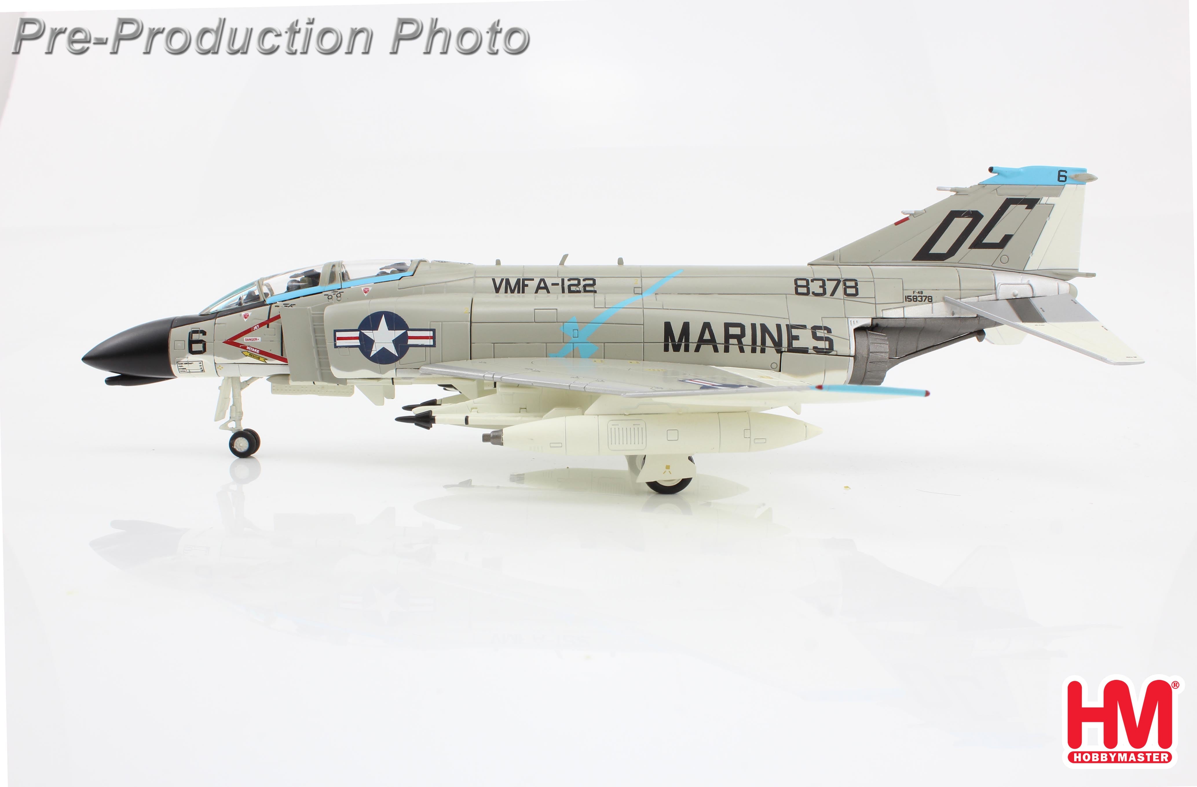 F-4B Phantom II US Marine Corps VMFA-122w/SUU-23 Gunpod 1/72 [HA19049]