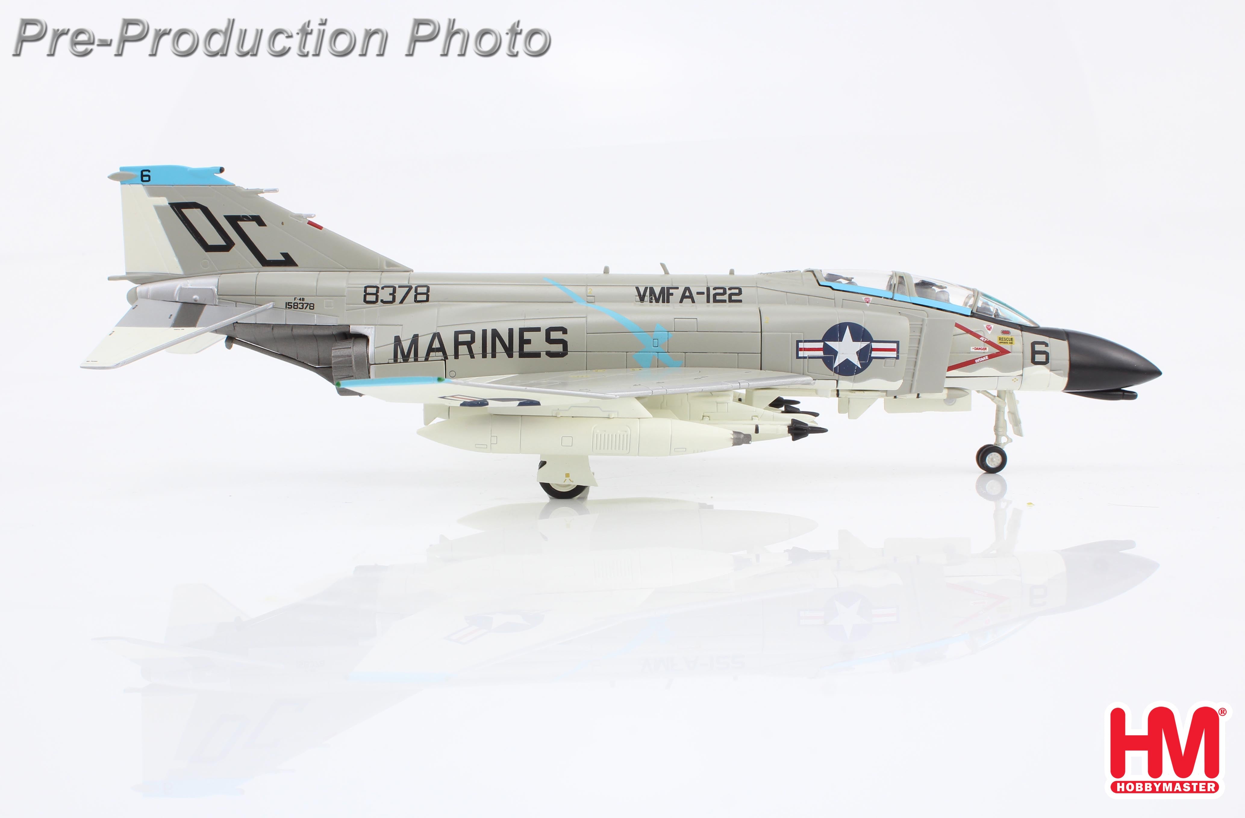 F-4B Phantom II US Marine Corps VMFA-122w/SUU-23 Gunpod 1/72 [HA19049]