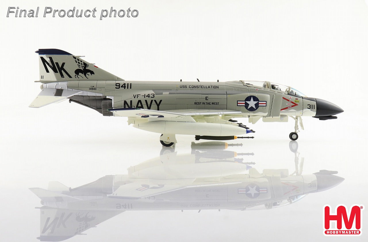 ホビーマスター　F-4B ファントム　VF-143 HA19051 HOBBY MASTER 1/72 (ダイキャスト製) F-4B ファントムII 