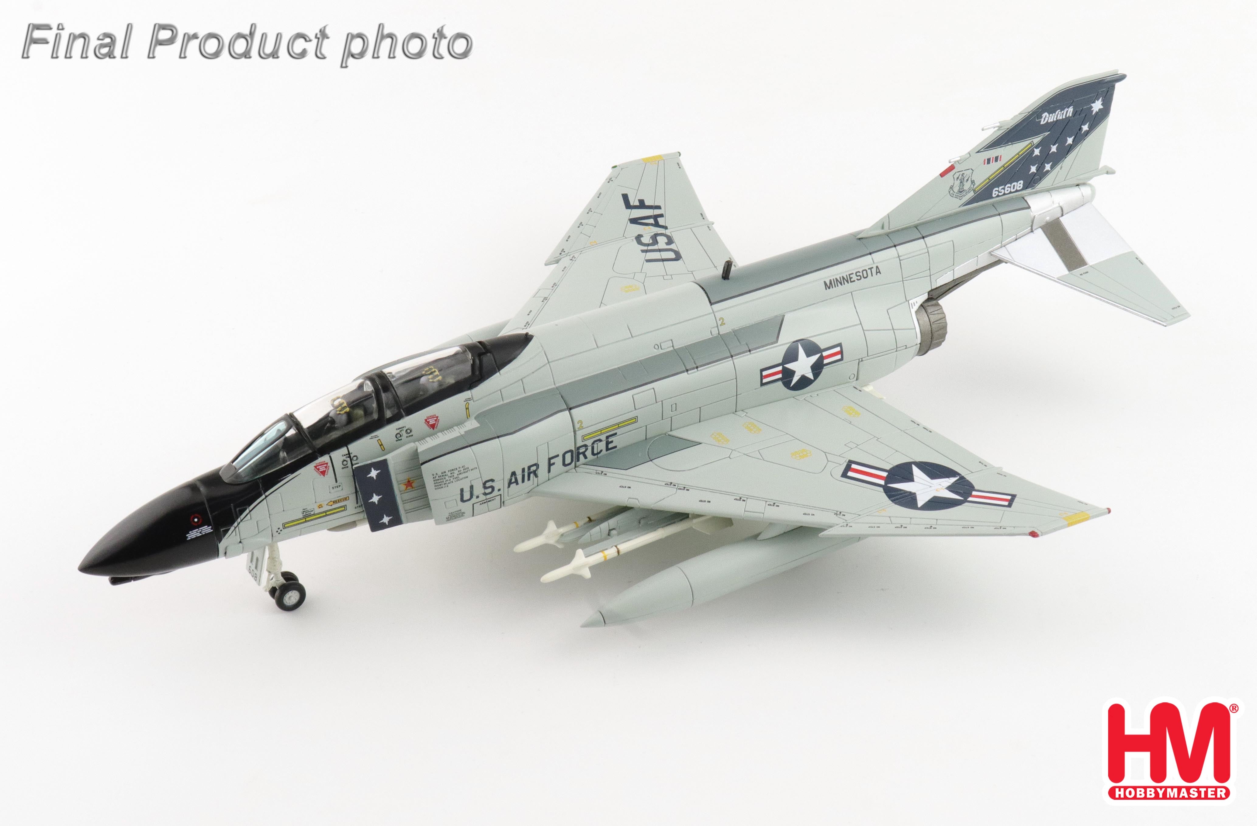 F-4D ミネソタ州空軍 第148戦闘航空団 ダルース国際空港 1984年 65608 1/72 [HA19077]