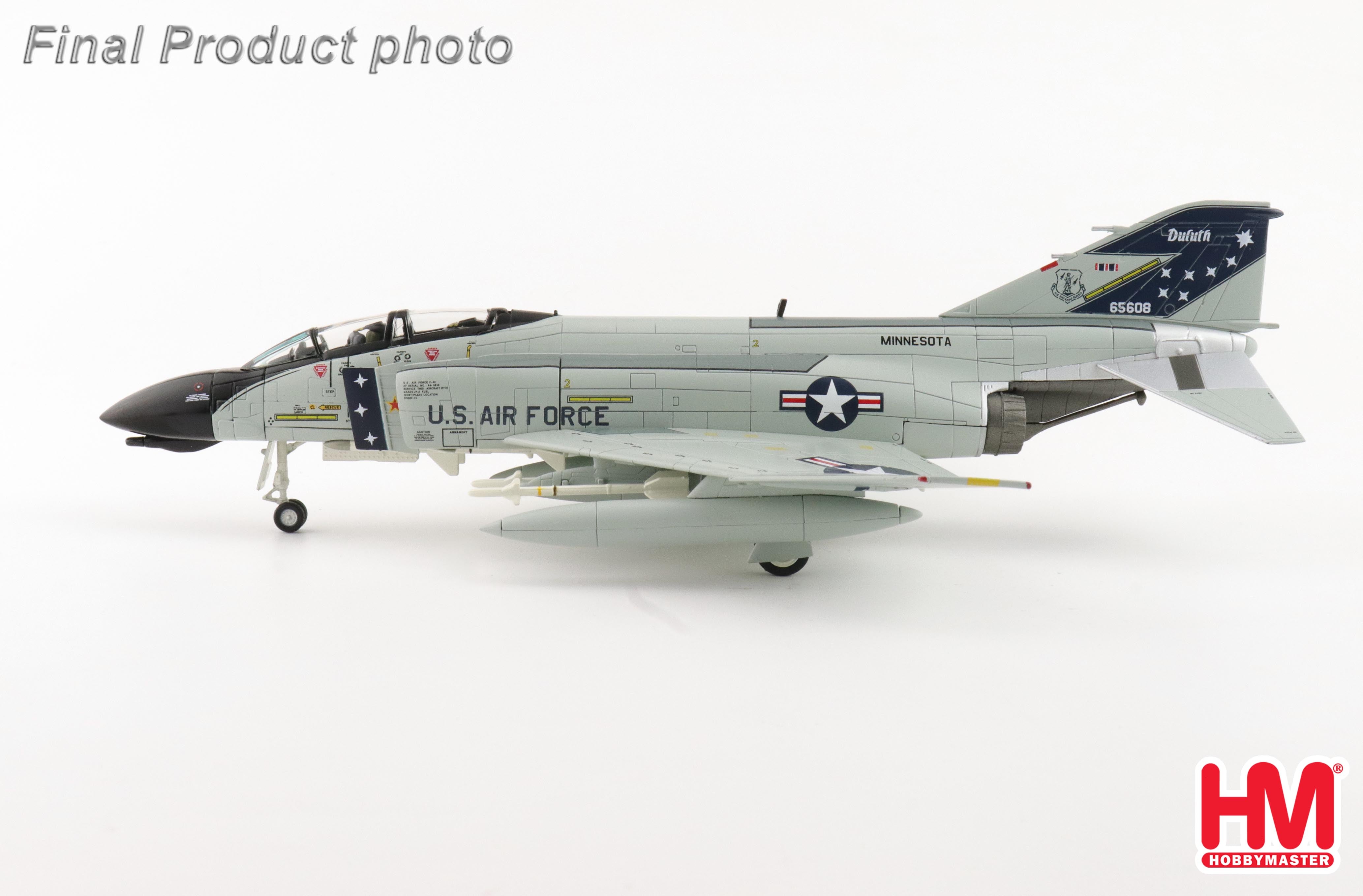 F-4D ミネソタ州空軍 第148戦闘航空団 ダルース国際空港 1984年 65608 1/72 [HA19077]