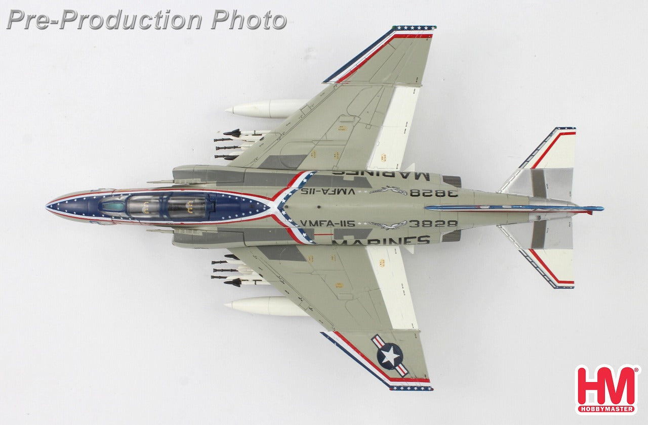 F-4J ファントムII アメリカ海兵隊 VMFA-115 岩国基地 1976年 153828 1/72 [HA19078]