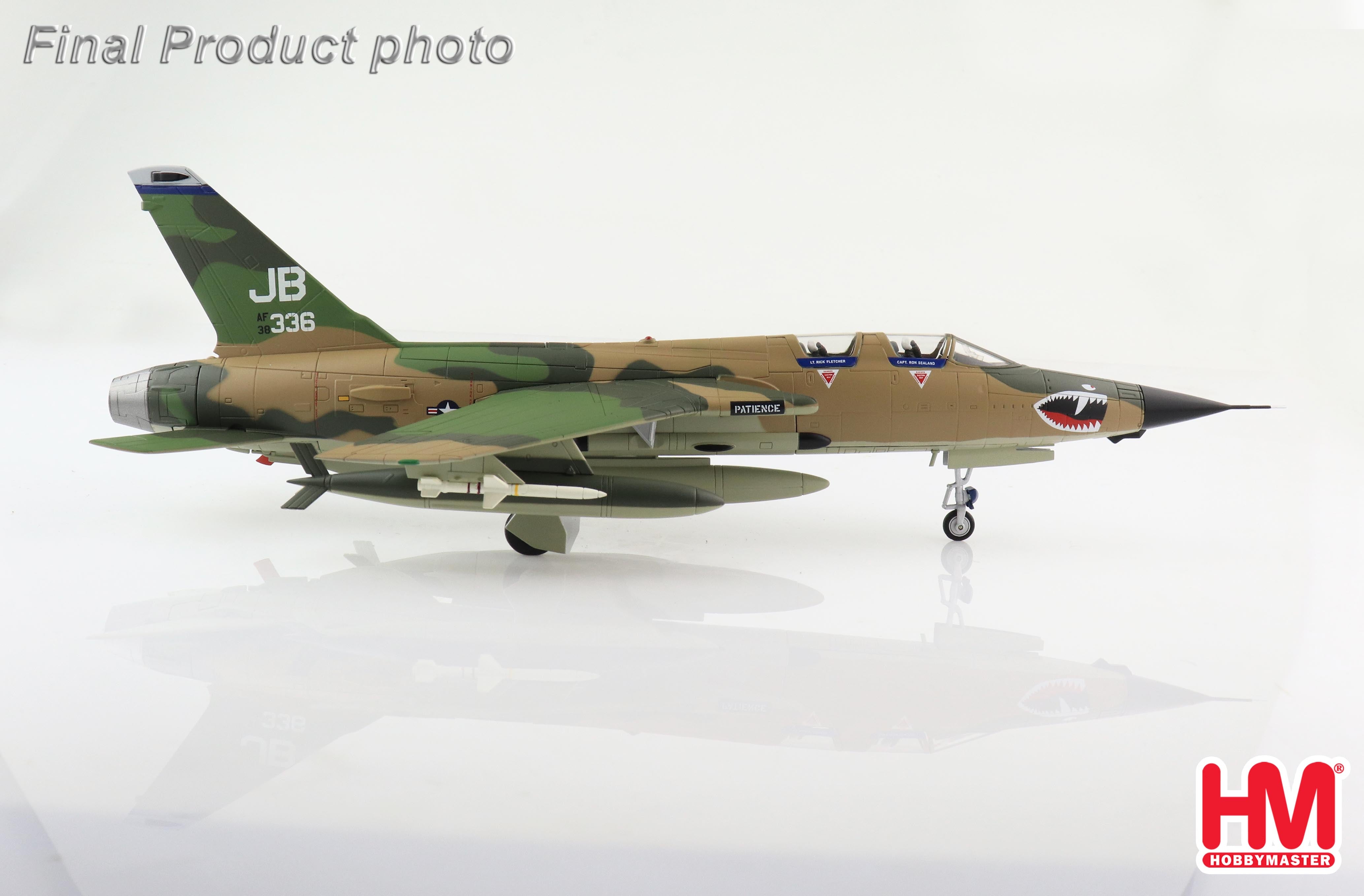 F-105G, US Air Force, 388th Tactical Fighter Wing, 17th Wild Weasel Squadron, Korat Air Base, Thailand, 1973, JB/#63-8336, 1/72 [HA2552]