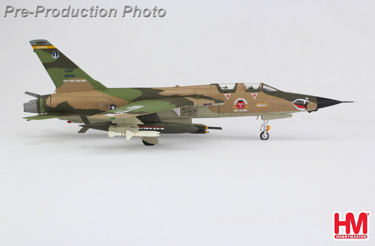 【予約商品】F-105F サンダーチーフ アメリカ空軍 第128戦術戦闘飛行隊  「ピーチ91」  ドビンズ空軍基地 1983年 63-8299 1/72 (HM20250808) [HA2553]