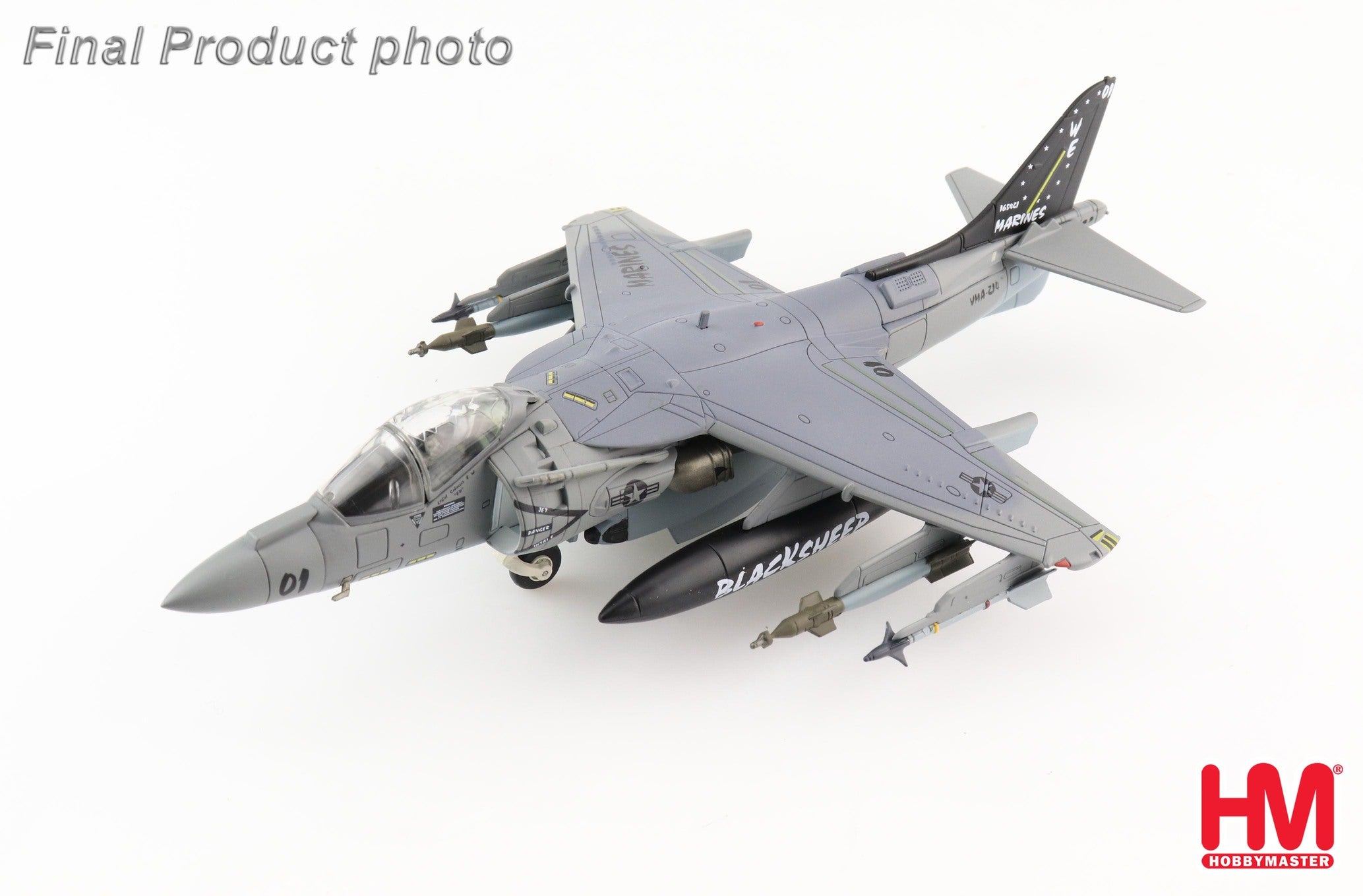 AV-8B+ USMC 214th Marine Attack Squadron "Black Sheep" Afghanistan 2009 WE01/#165421 1/72 [HA2629]