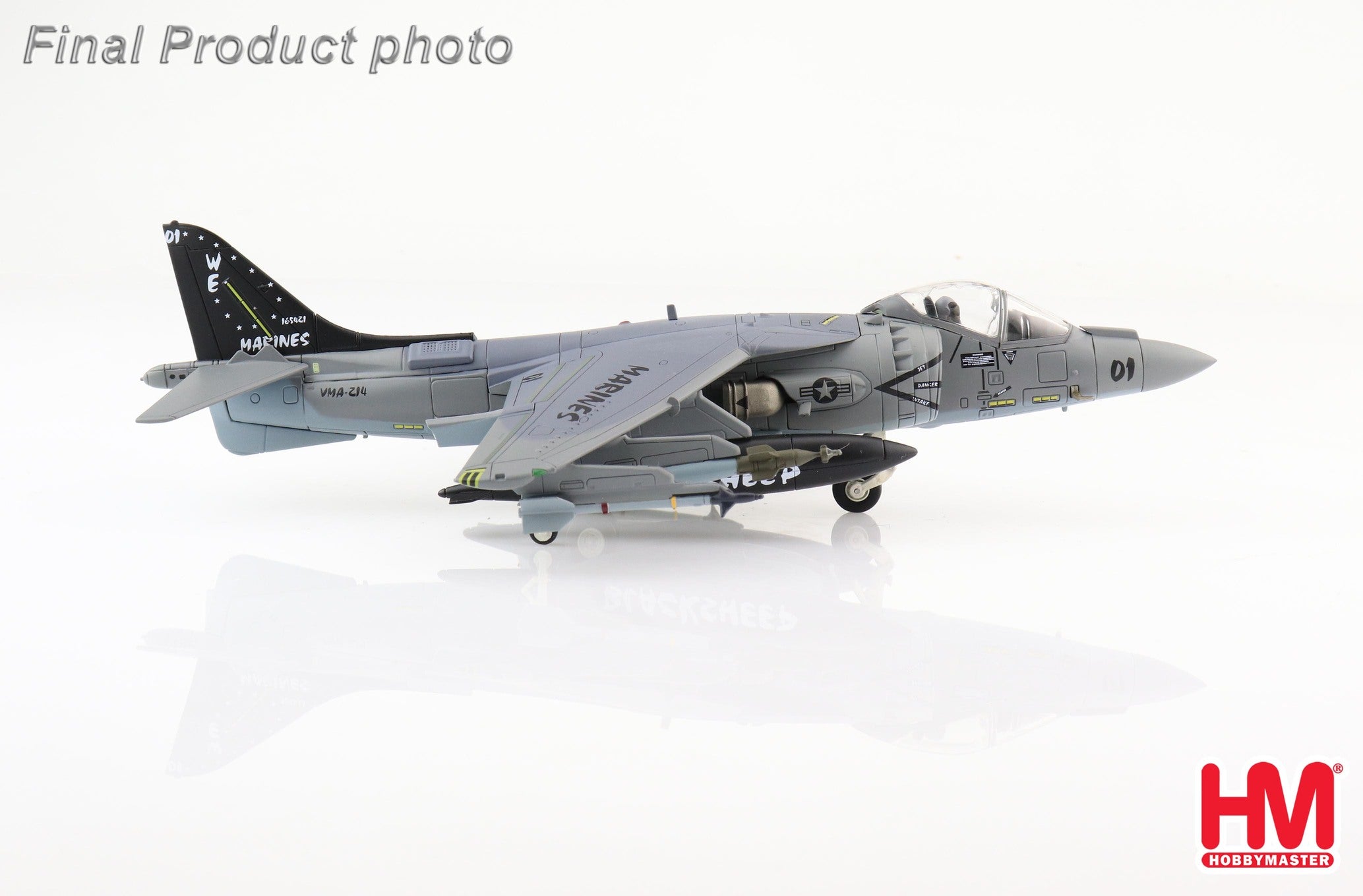 AV-8B+ USMC 214th Marine Attack Squadron "Black Sheep" Afghanistan 2009 WE01/#165421 1/72 [HA2629]