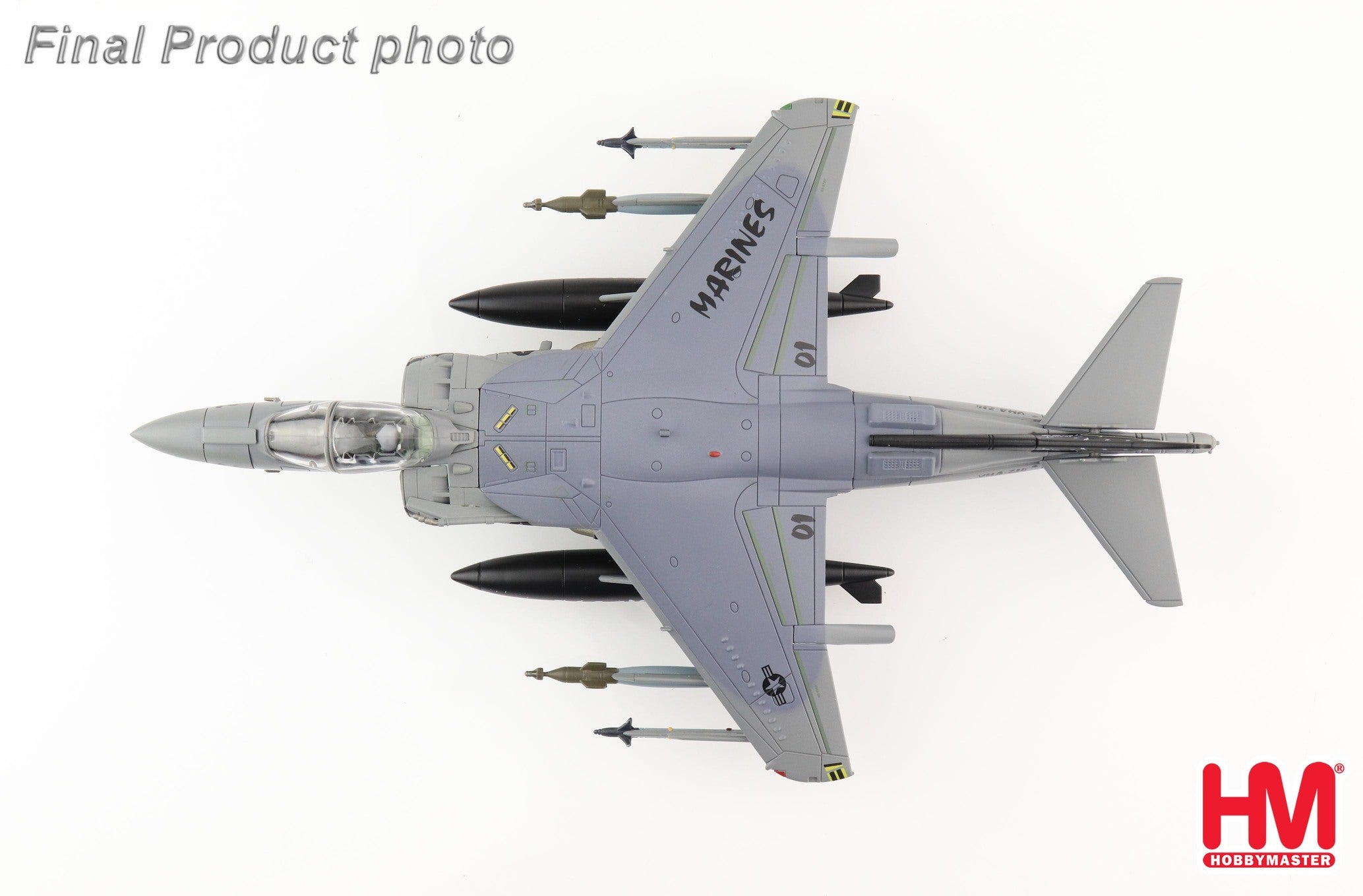 AV-8B+ USMC 214th Marine Attack Squadron "Black Sheep" Afghanistan 2009 WE01/#165421 1/72 [HA2629]