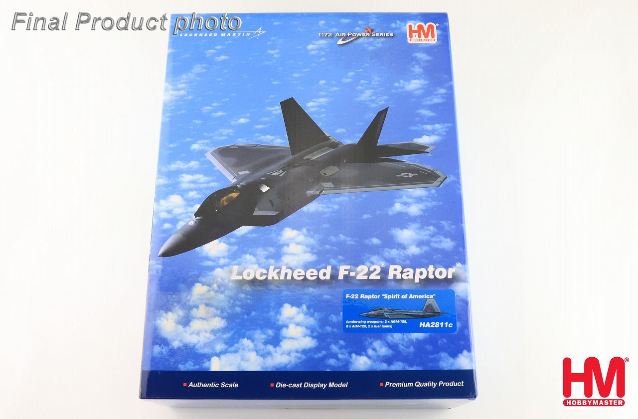 F-22 Raptor "Spirit of America Special 2" 1/72 [HA2811C] 