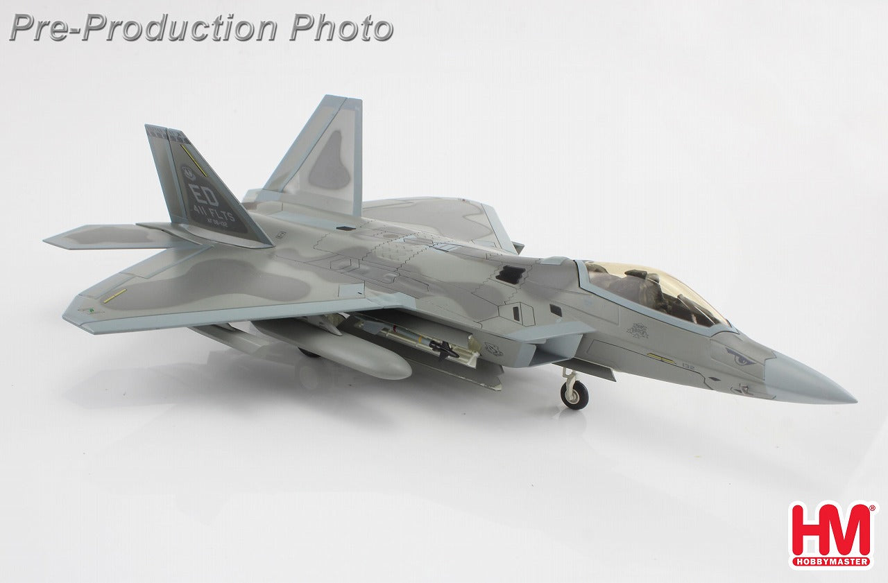 【2/21(金)発売】【予約商品】F-22 ラプター アメリカ空軍 第411試験航空団 エドワーズ空軍基地 ※赤外線センサーポッド付属 1/72 (HM20241101) [HA2829]