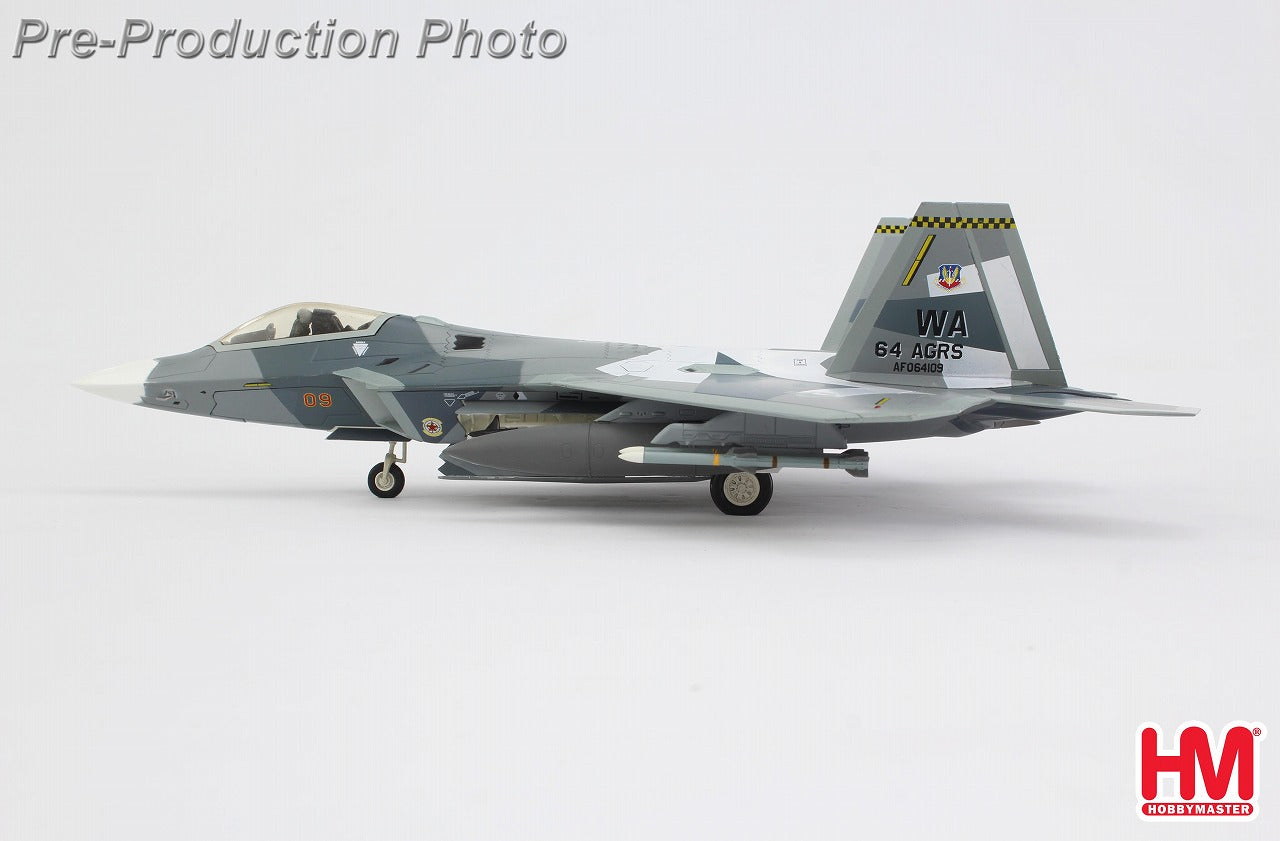 【予約商品】F-22 ラプター アメリカ空軍 「スプリンター・カモフラージュ」 ※架空塗装 1/72 (HM20250808) [HA2831]