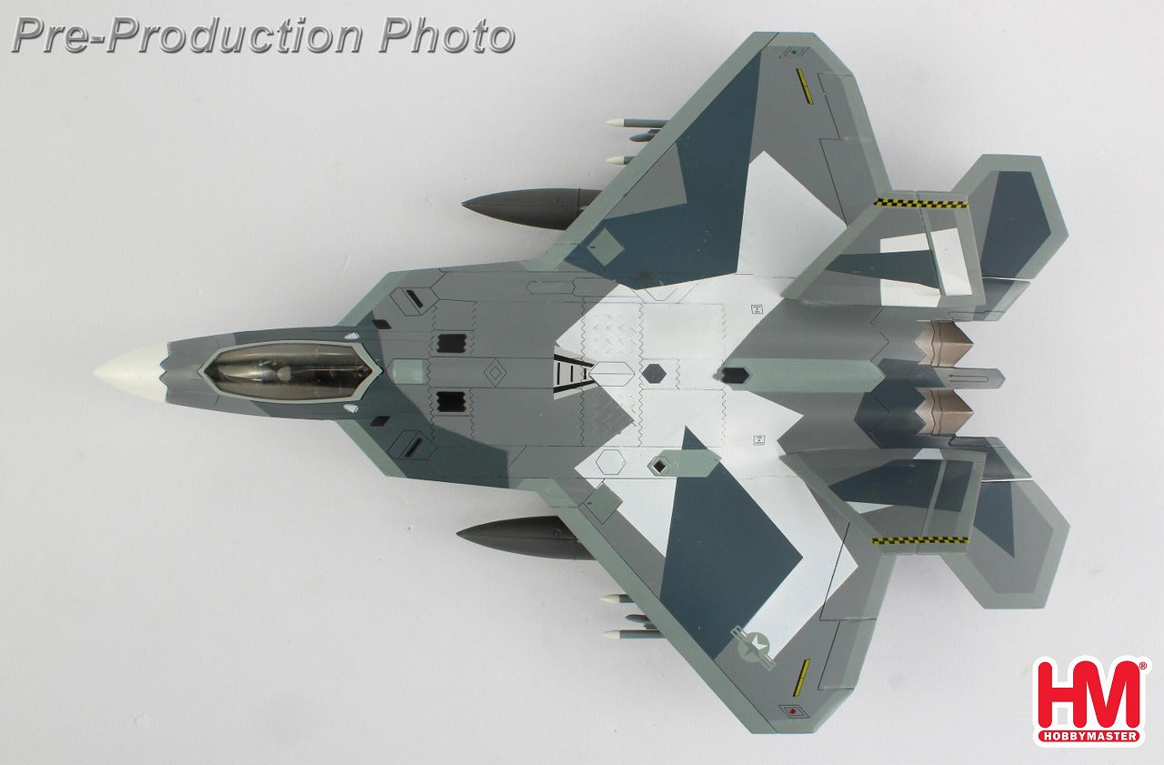 【予約商品】F-22 ラプター アメリカ空軍 「スプリンター・カモフラージュ」 ※架空塗装 1/72 (HM20250808) [HA2831]