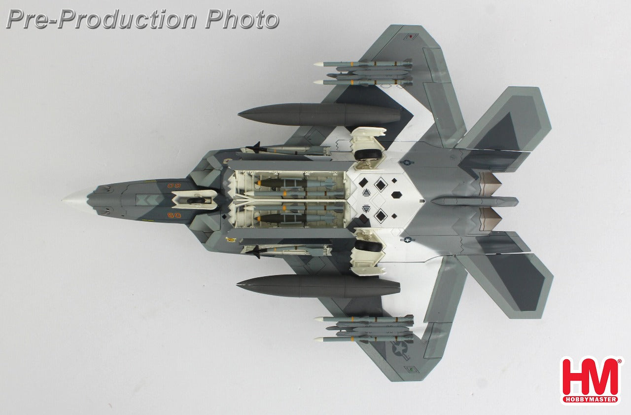 【予約商品】F-22 ラプター アメリカ空軍 「スプリンター・カモフラージュ」 ※架空塗装 1/72 (HM20250808) [HA2831]