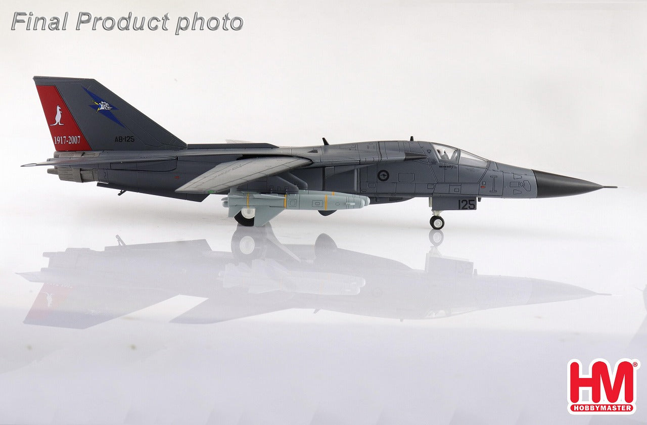 【予約商品】F-111C オーストラリア空軍 第6飛行隊 「90周年記念」 2007年 ※AGM-142付属　A8-125 1/72 (HM20250718) [HA3034]