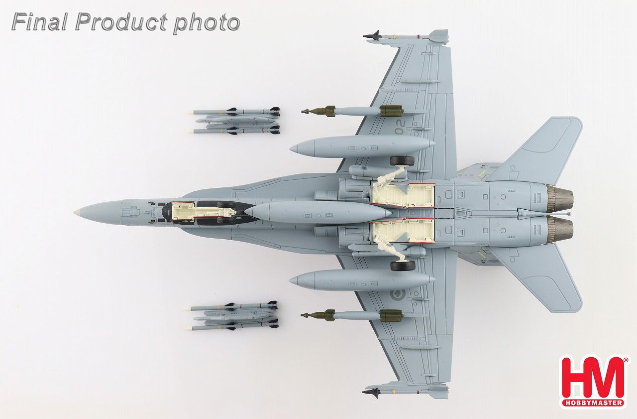 CF-188B (two-seater / F/A-18B) Royal Canadian Air Force 425th Tactical Fighter Squadron "Alouettes" Bagoville RAF, Quebec 2004 #188902 1/72 [HA3575]