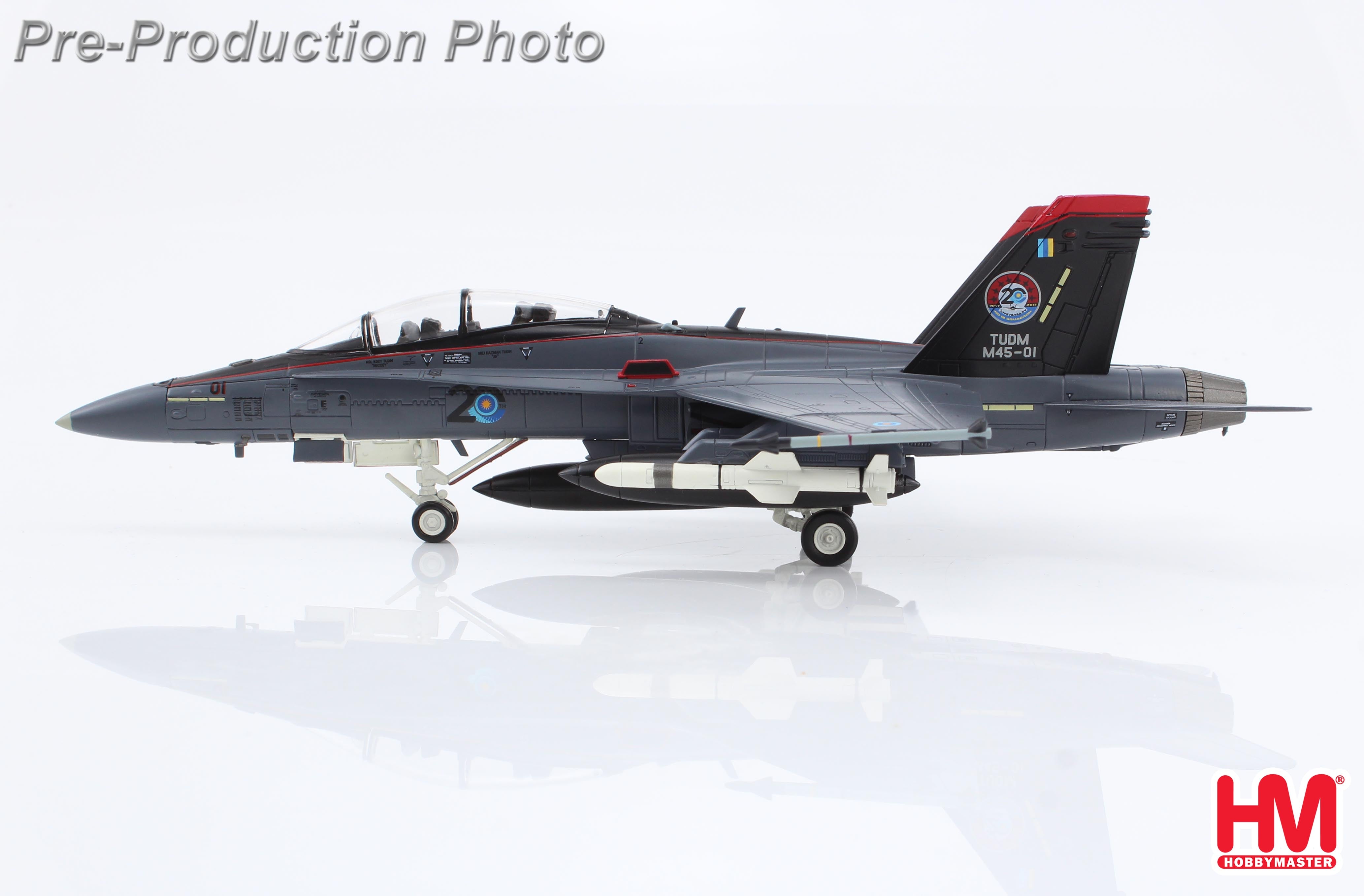 F/A-18D Hornet Malaysian Air Force 20th Anniversary Paint 1/72 [HA3578] 