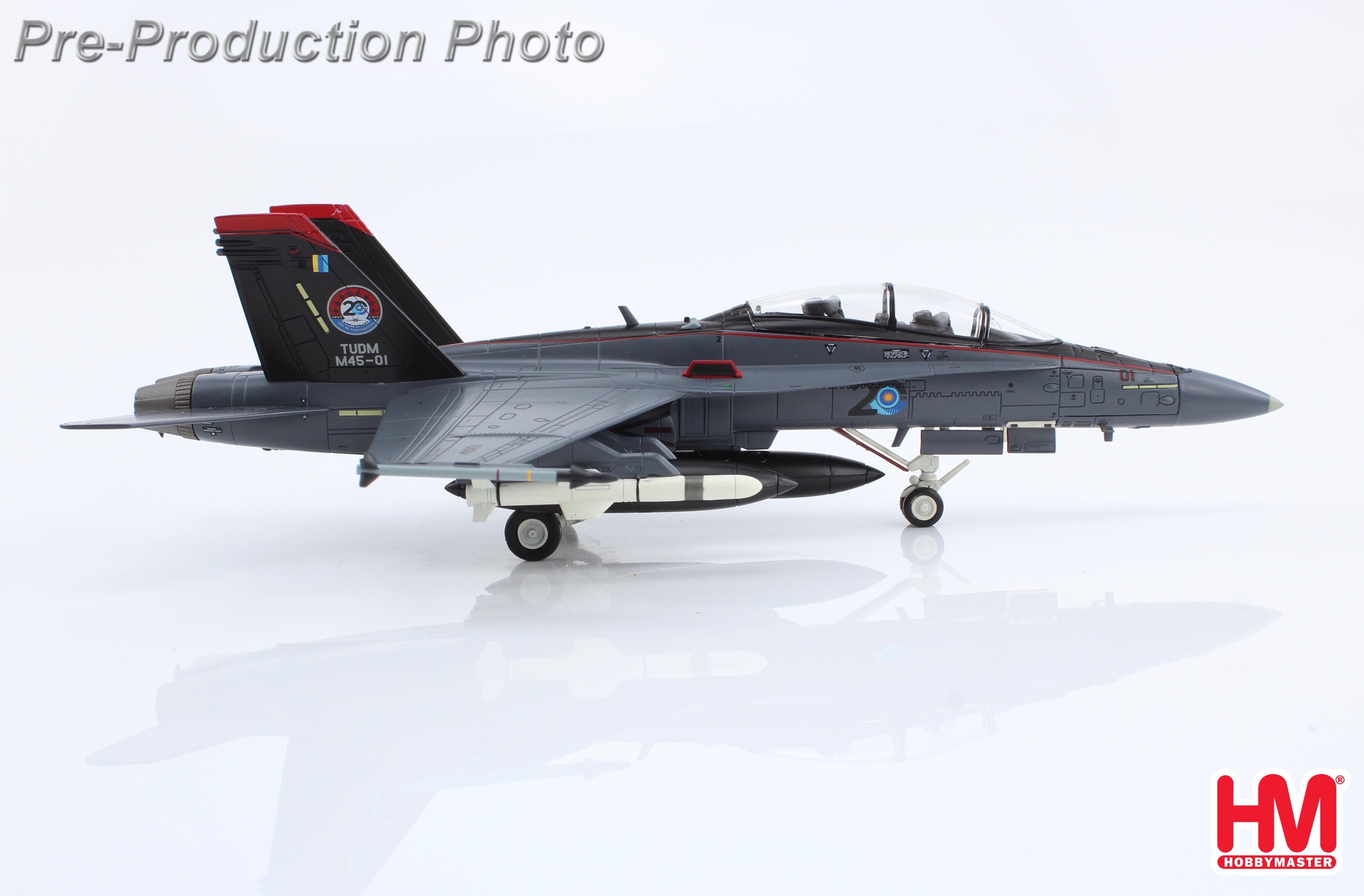 F/A-18D Hornet Malaysian Air Force 20th Anniversary Paint 1/72 [HA3578] 