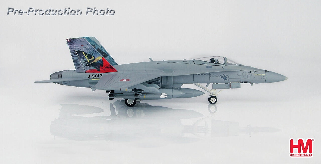 F/A-18C 瑞士空軍第 17 中隊特殊塗裝 Payerne 基地 2018 J-5017 1/72 [HA3599]