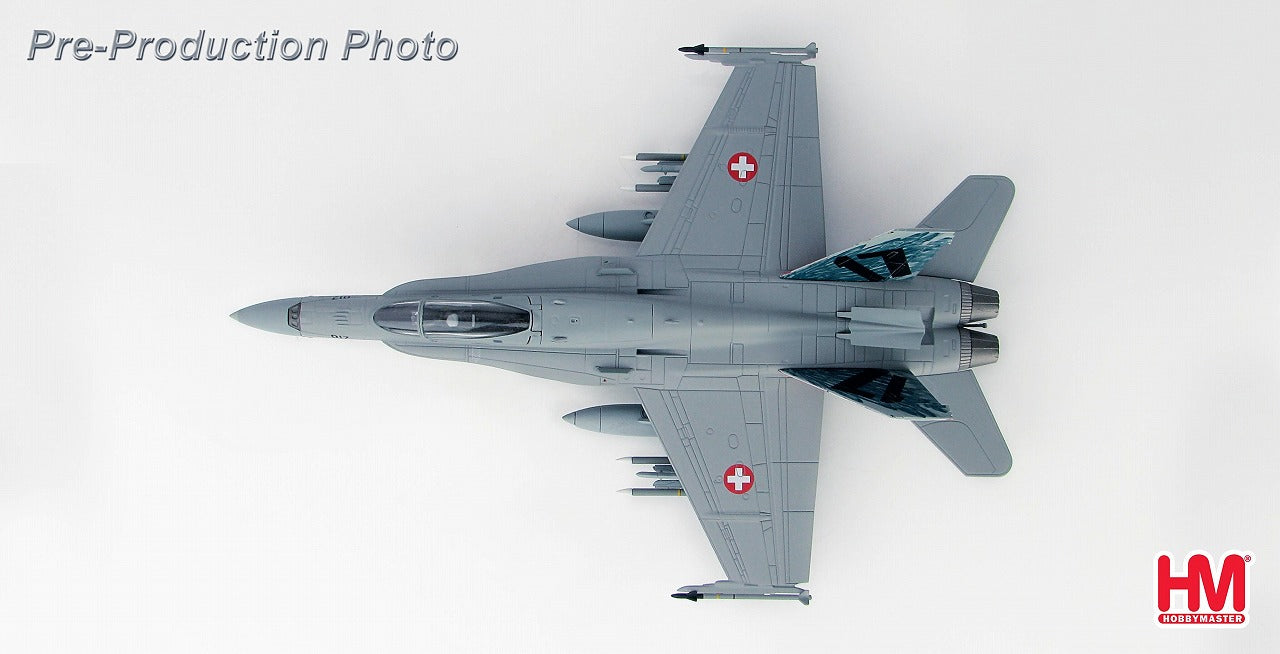 F/A-18C 瑞士空軍第 17 中隊特殊塗裝 Payerne 基地 2018 J-5017 1/72 [HA3599]