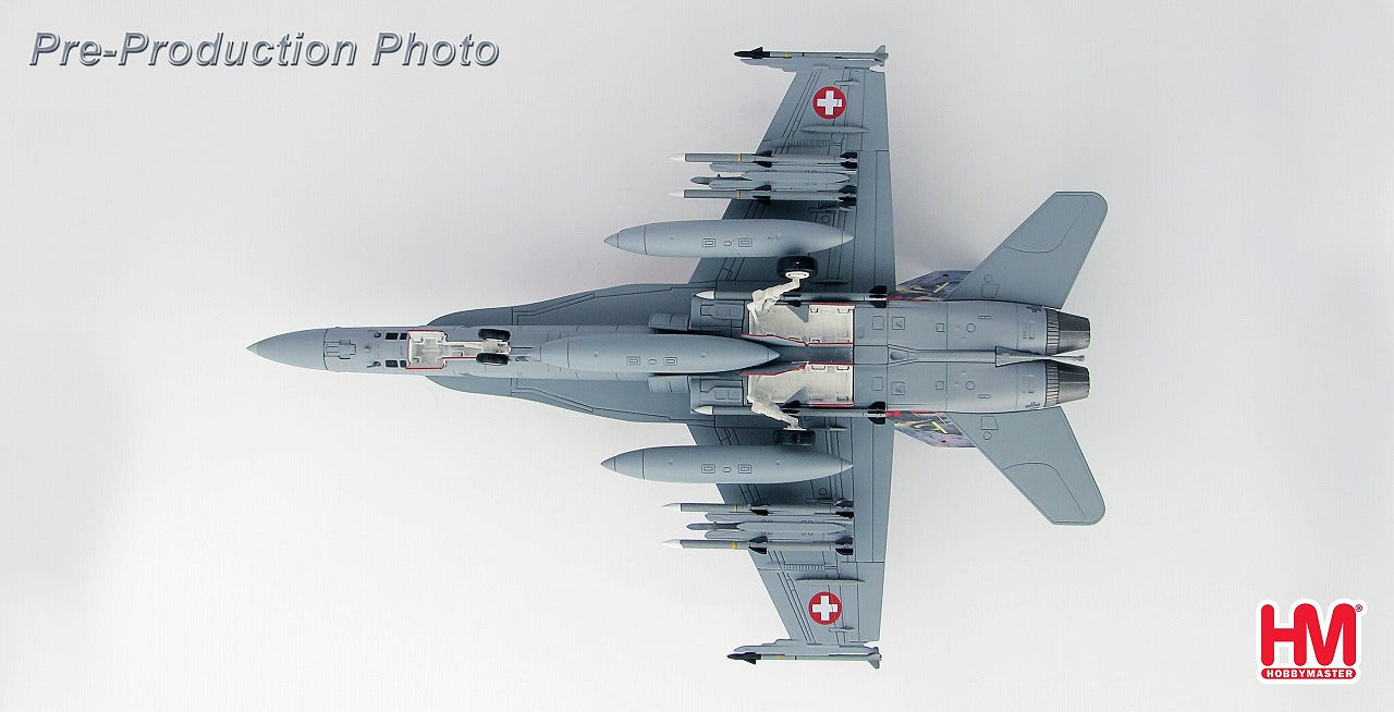 F/A-18C 瑞士空軍第 17 中隊特殊塗裝 Payerne 基地 2018 J-5017 1/72 [HA3599]