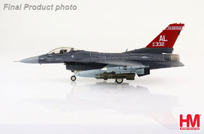 F-16C（ブロック30J） アメリカ空軍 アラバマ州空軍 第187戦闘航空団 第100戦闘飛行隊 「レッドテイル」 ダネリーフィールド基地 2021年 AL/#87-0332 1/72 [HA38011](20240630)