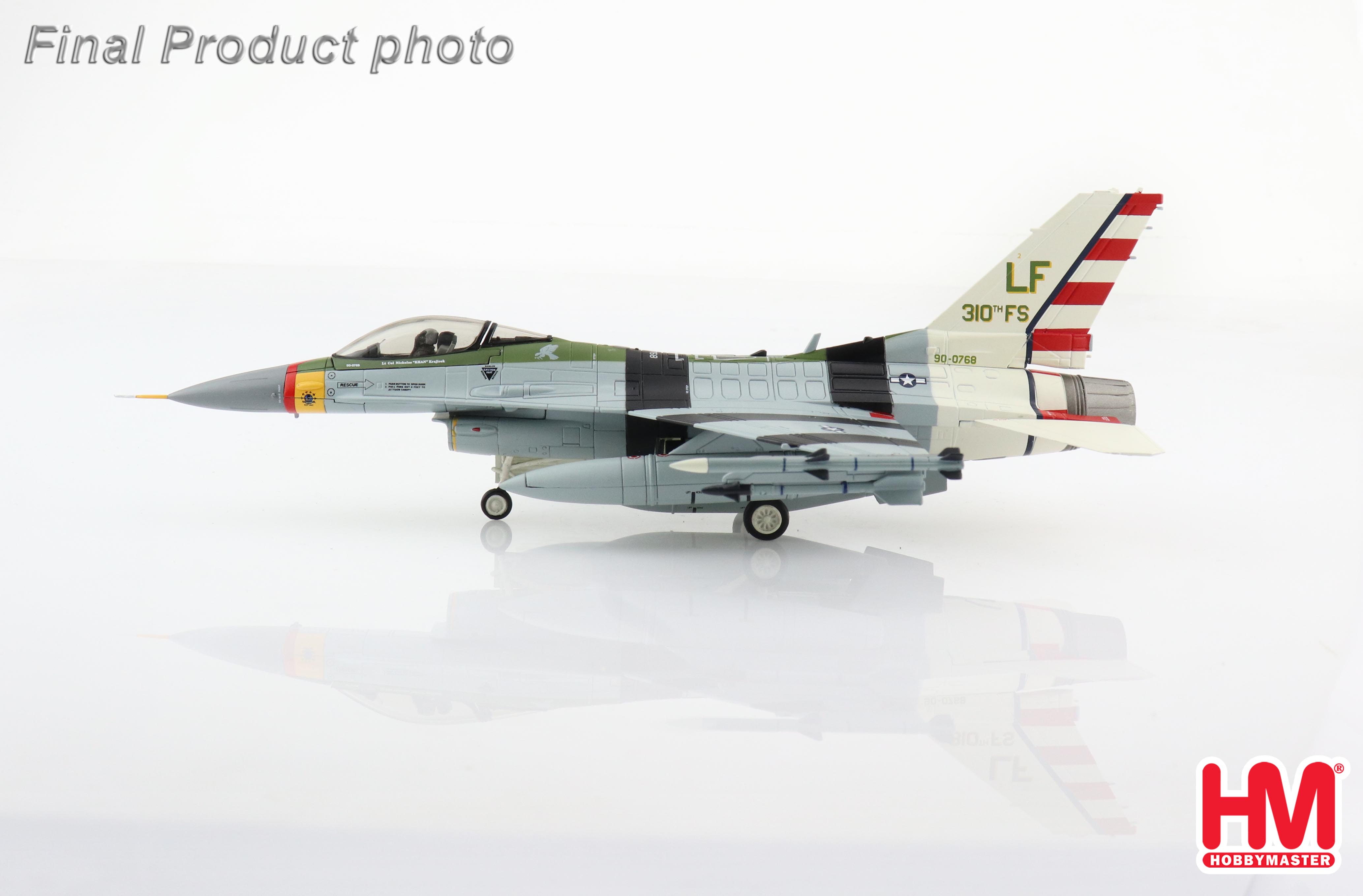 F-16C (Block 42J) US Air Force 56th Fighter Wing 56th Operations Group 310th Fighter Squadron Special Paint "80th Anniversary of the Unit's Founding" 2022 Luke Air Force Base, Arizona #90-0768 1/72 [HA38013]