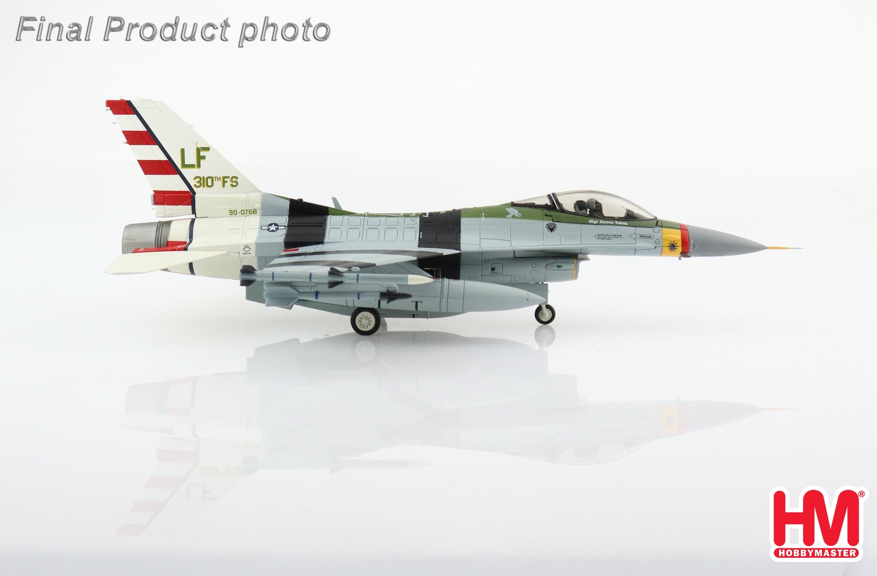 F-16C（ブロック42J） アメリカ空軍 第56戦闘航空団 第56作戦群 第310戦闘飛行隊 特別塗装「部隊創設80周年」 2022年 ルーク基地・アリゾナ州 #90-0768 1/72 [HA38013]