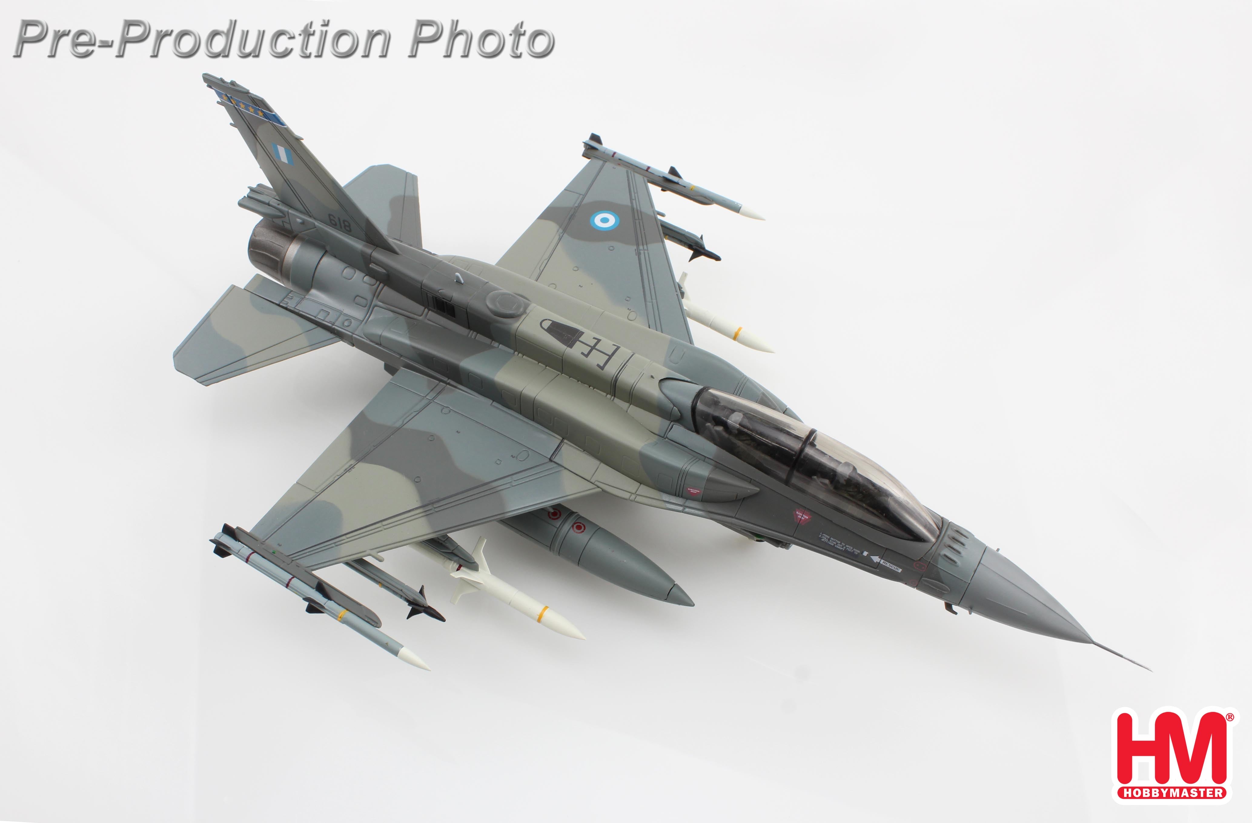 F-16D Hellenic Air Force 343rd Fighter Squadron (2 AGM-88 included) 1/72 [HA38023] 