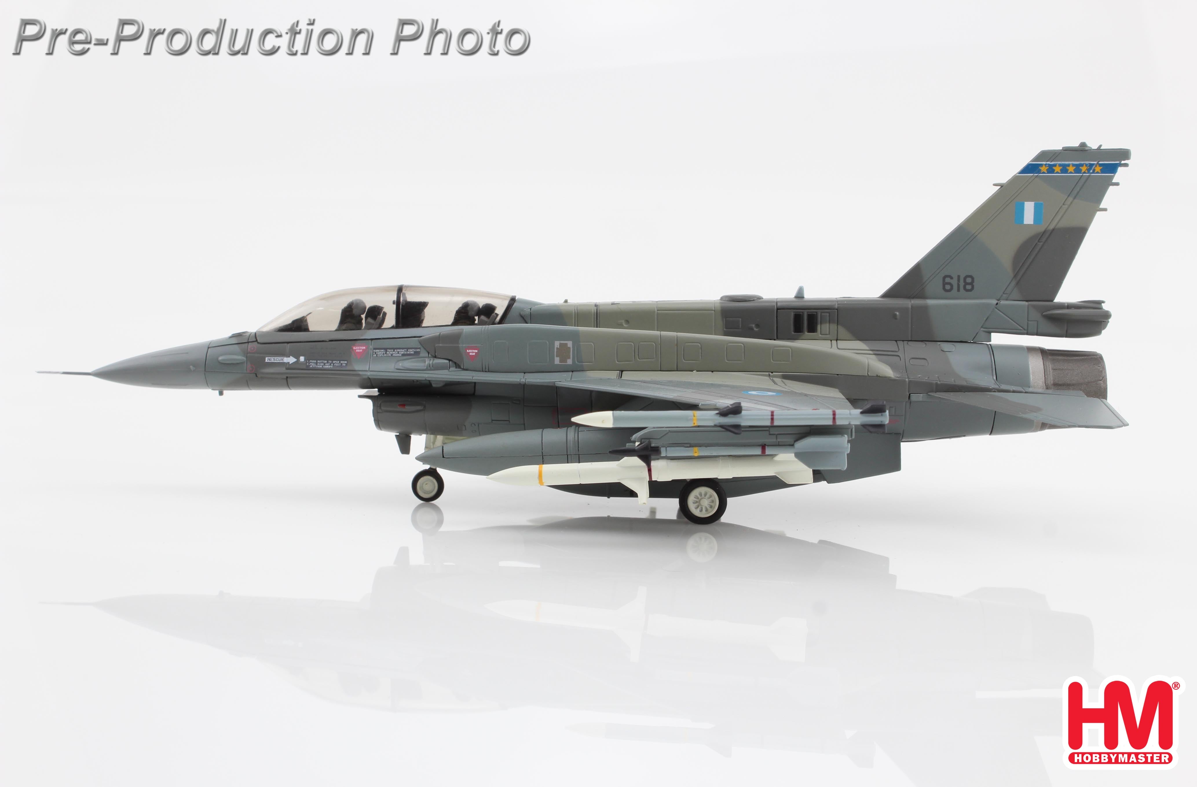 F-16D Hellenic Air Force 343rd Fighter Squadron (2 AGM-88 included) 1/72 [HA38023] 