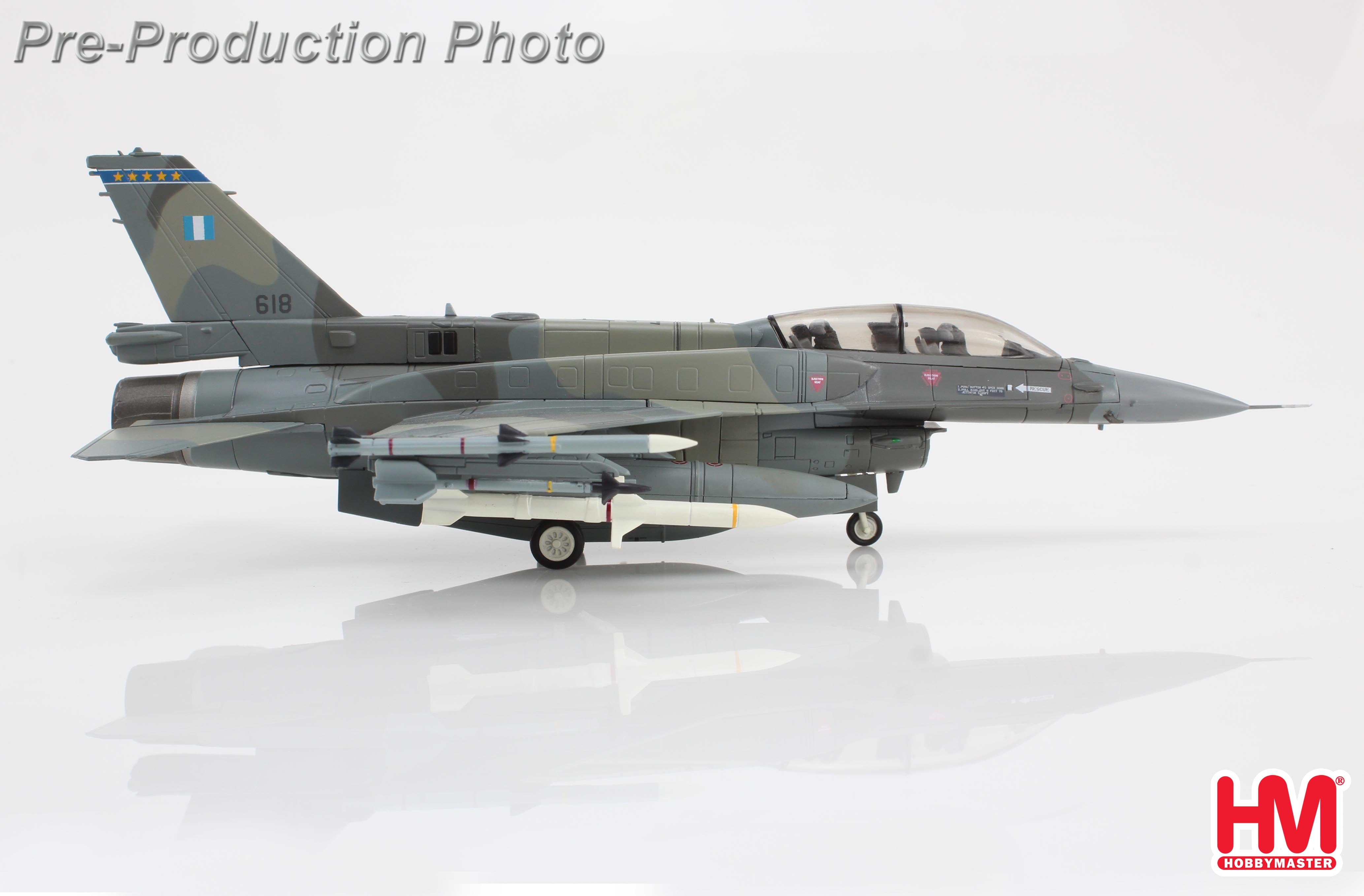 F-16D Hellenic Air Force 343rd Fighter Squadron (2 AGM-88 included) 1/72 [HA38023] 