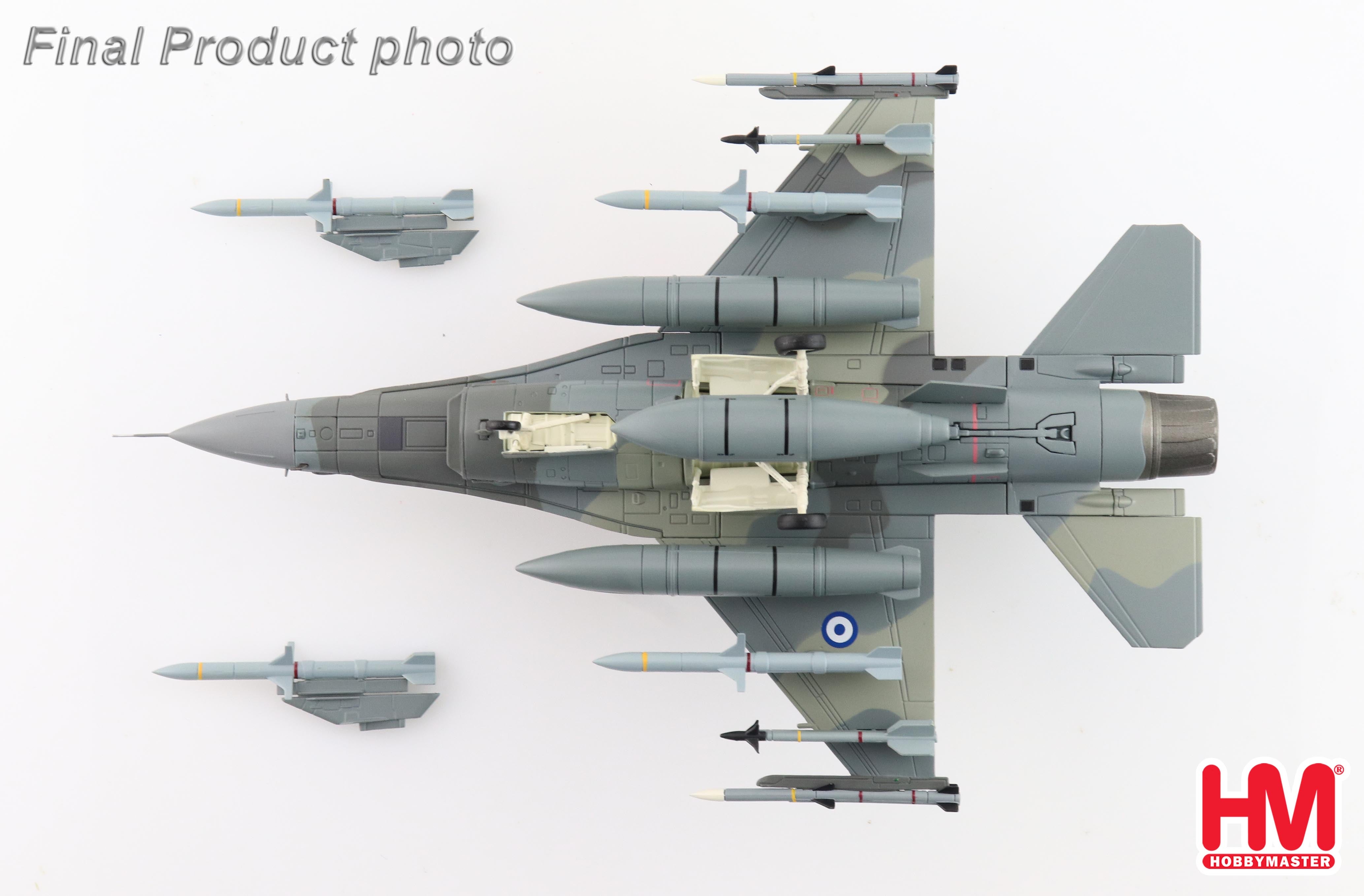 ミニカー　1/72 F-16D ”ギリシャ空軍第第343戦闘飛行隊 w/AGM-88” [HA38023] Hobby Master F-16D ギリシャ空軍 第343戦闘飛行隊 （AGM-88 2基
