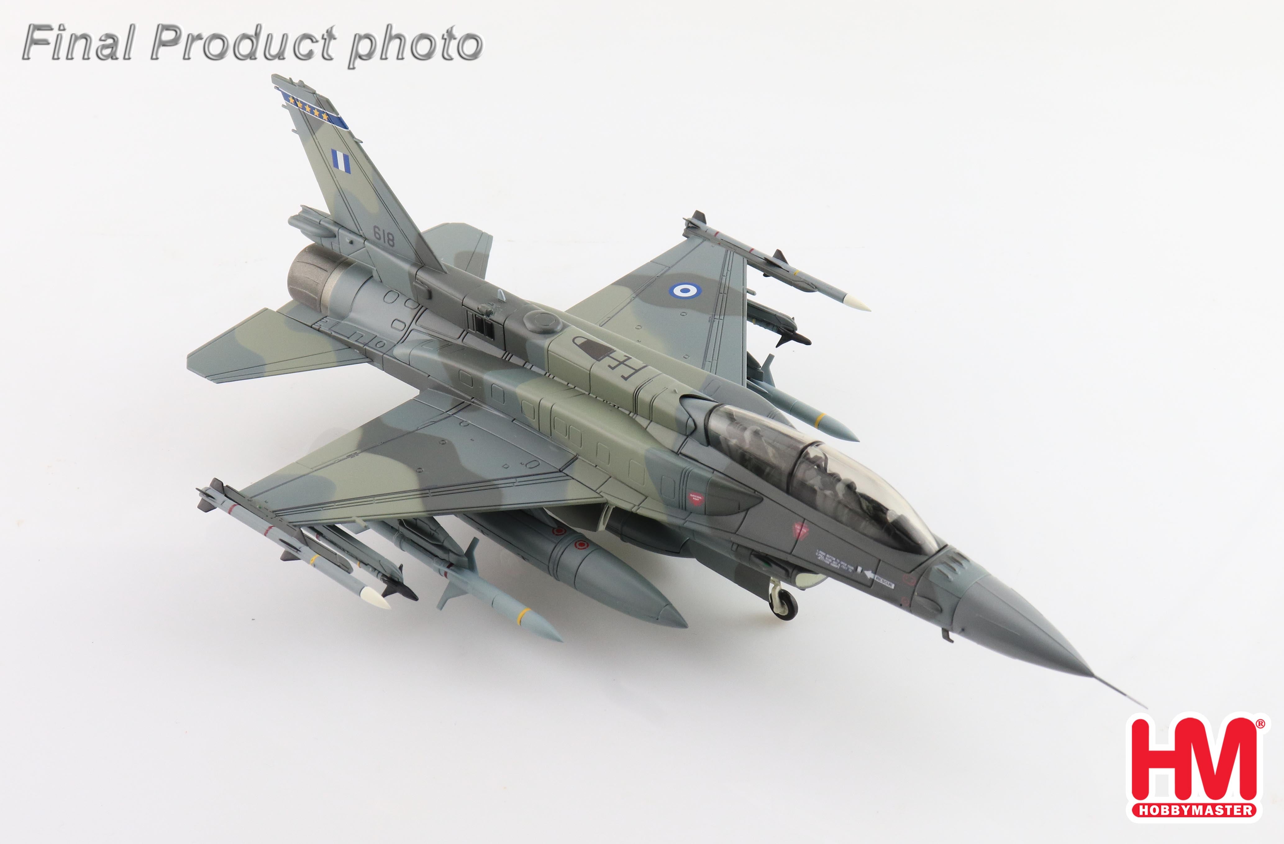 F-16D Hellenic Air Force 343rd Fighter Squadron (2 AGM-88 included) 1/72 [HA38023] 