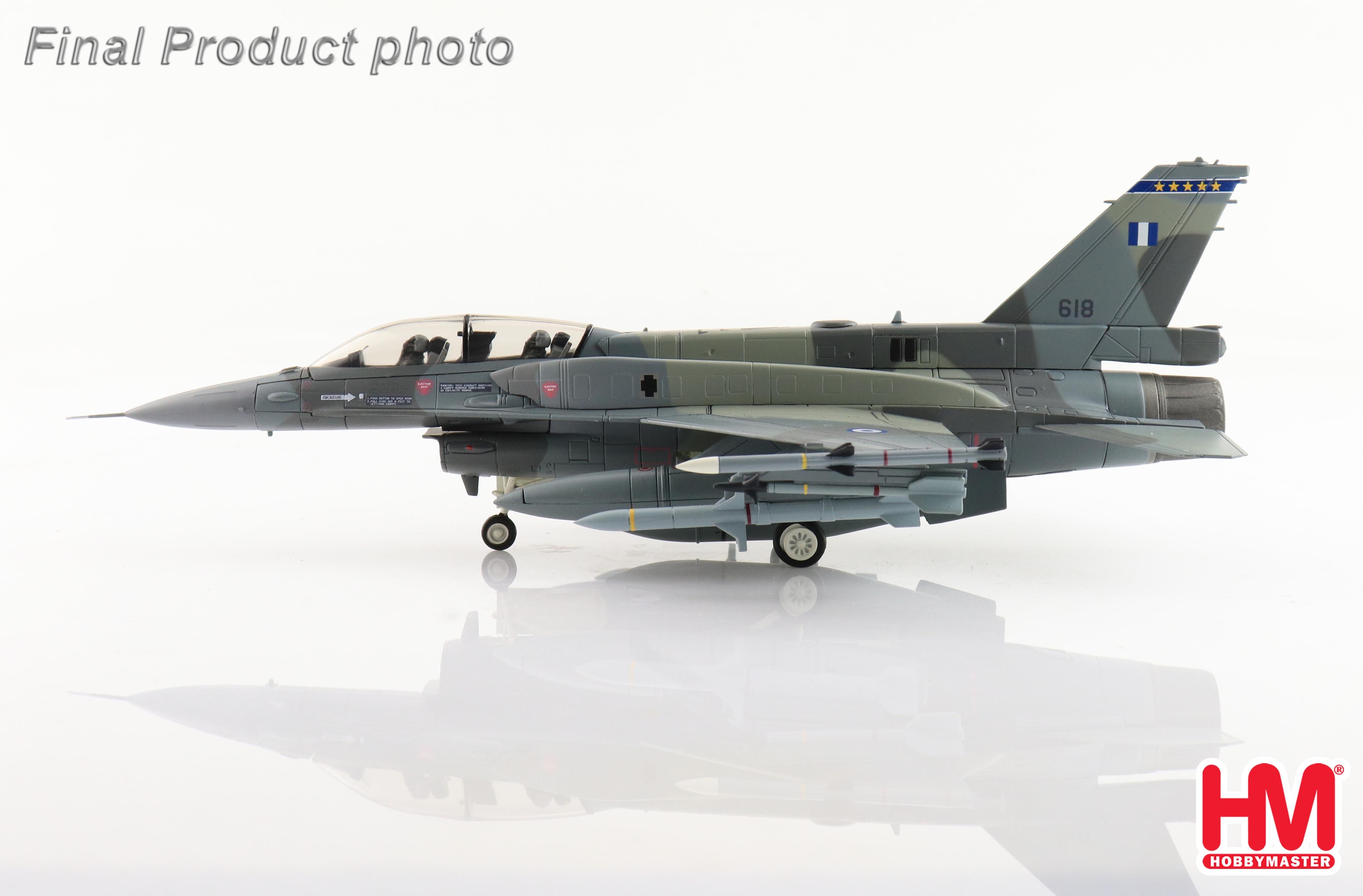 F-16D Hellenic Air Force 343rd Fighter Squadron (2 AGM-88 included) 1/72 [HA38023] 