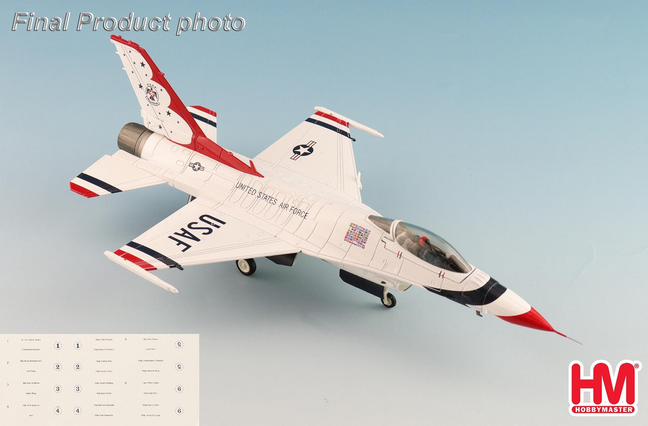 F-16C US Air Force Thunderbirds "RIAT 2017" *Decals included 1/72 [HA38039B] 