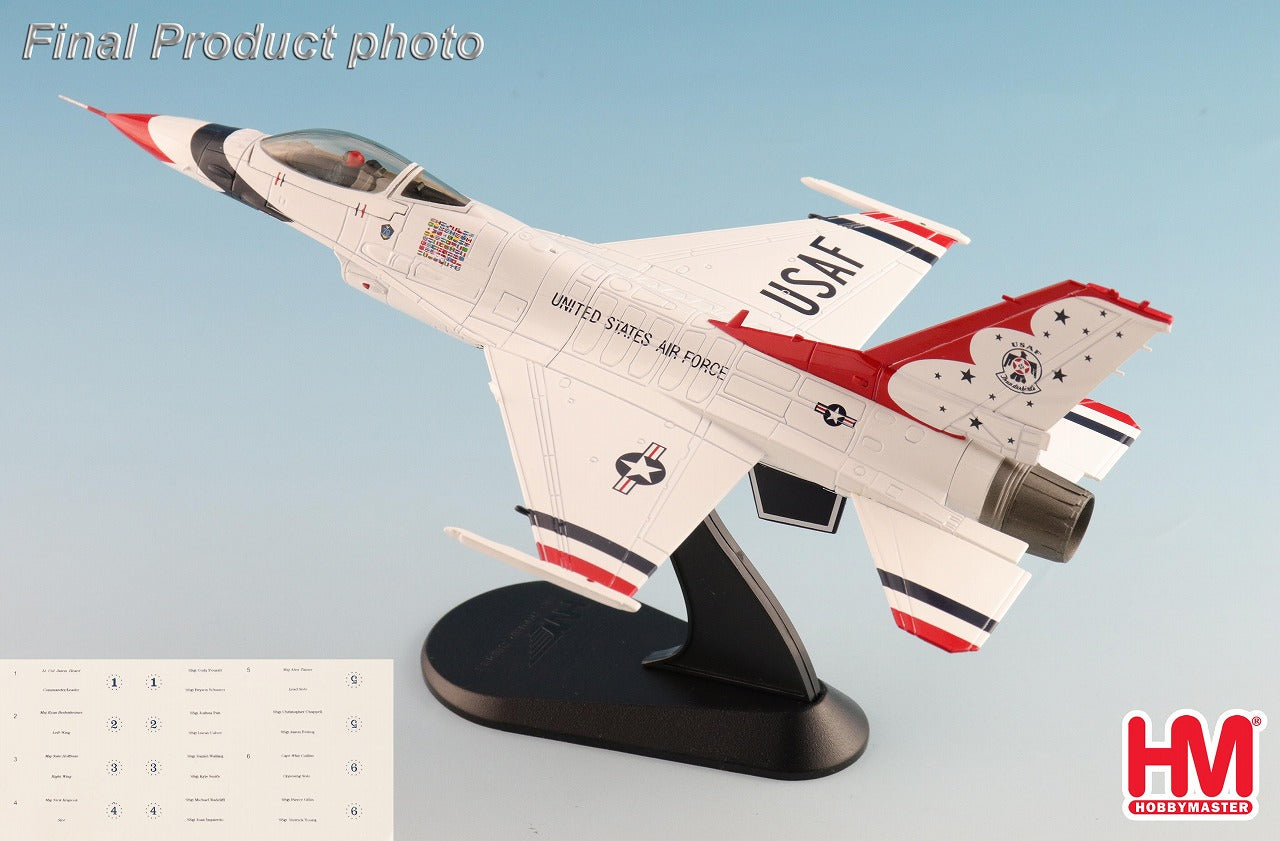 ホビーマスター HA3815B 1/72 F-16C サンダーバーズ 2010 Hobby Master F-16C Thunderbirds U.S. Air Force 