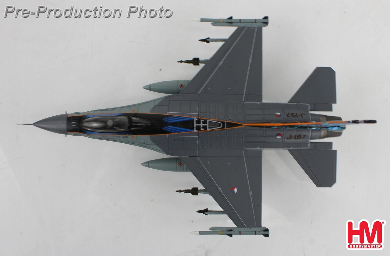 HOBBY MASTER 1/72 F-16BM オランダ空軍 2006 完成品 Lockheed F-16AM, RNLAF Solo Display Team \"Orange Lion\