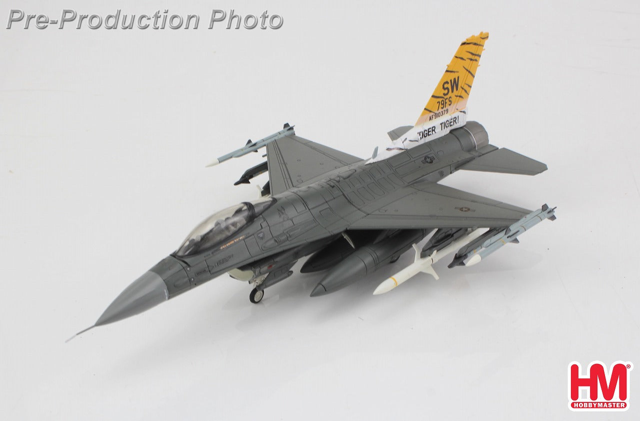 【予約商品】F-16CM アメリカ空軍　第79戦闘飛行隊 「タイガータイガー1」 ショー空軍基地 2023年 91-0379  1/72 (HM20251006) [HA38066]