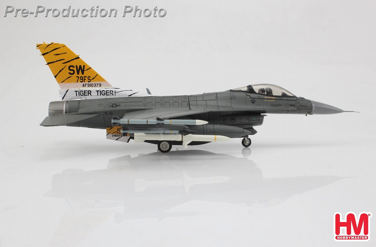 【予約商品】F-16CM アメリカ空軍　第79戦闘飛行隊 「タイガータイガー1」 ショー空軍基地 2023年 91-0379  1/72 (HM20251006) [HA38066]