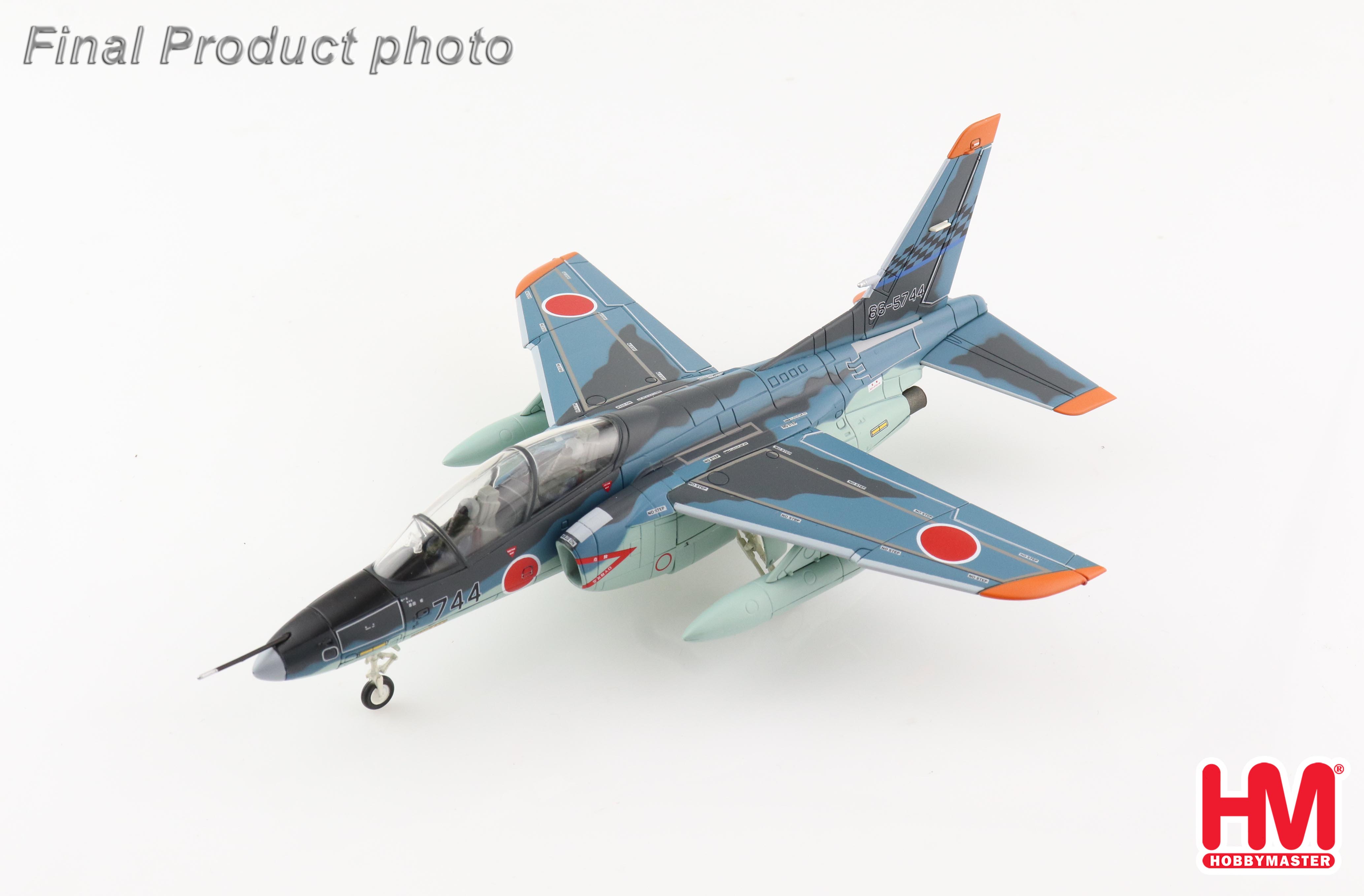 Kawasaki T-4, Japan Air Self-Defense Force, Aviation Training Group, 1st Air Wing, 31st Training Squadron, Ocean Camouflage, 2008, Hamamatsu Air Base #66-5744, 1/72 [HA3906]