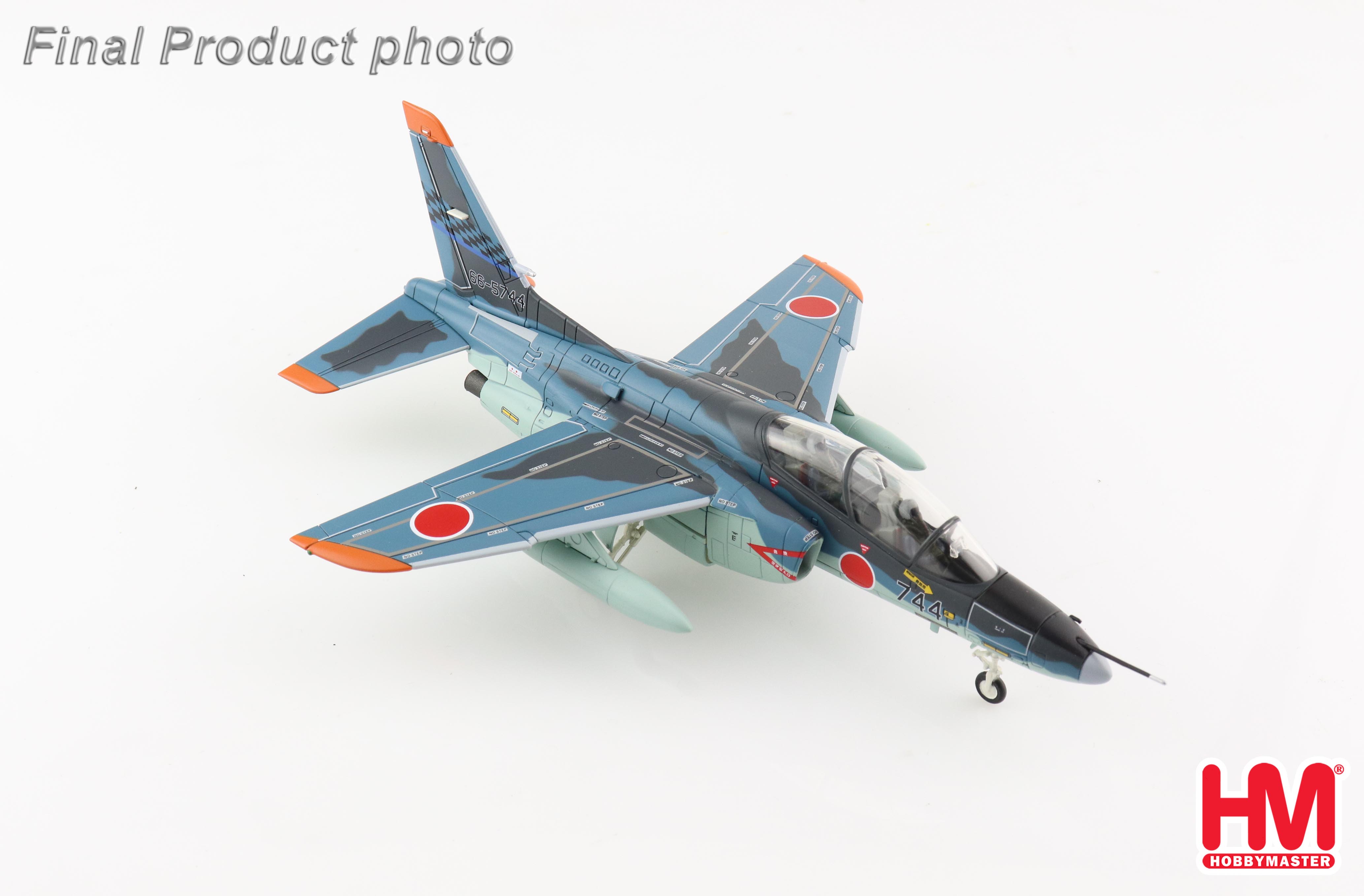 Kawasaki T-4, Japan Air Self-Defense Force, Aviation Training Group, 1st Air Wing, 31st Training Squadron, Ocean Camouflage, 2008, Hamamatsu Air Base #66-5744, 1/72 [HA3906]