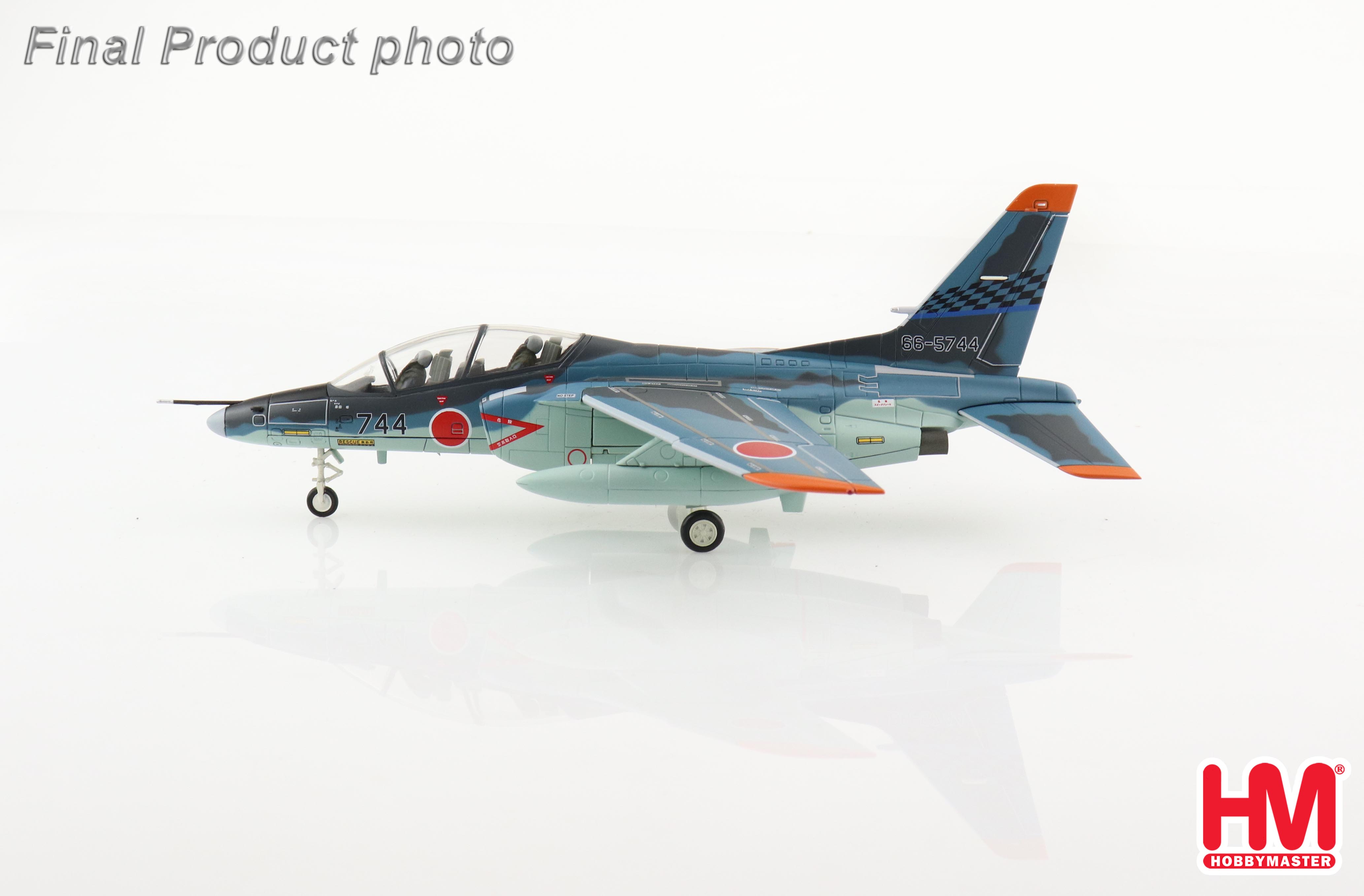 Kawasaki T-4, Japan Air Self-Defense Force, Aviation Training Group, 1st Air Wing, 31st Training Squadron, Ocean Camouflage, 2008, Hamamatsu Air Base #66-5744, 1/72 [HA3906]